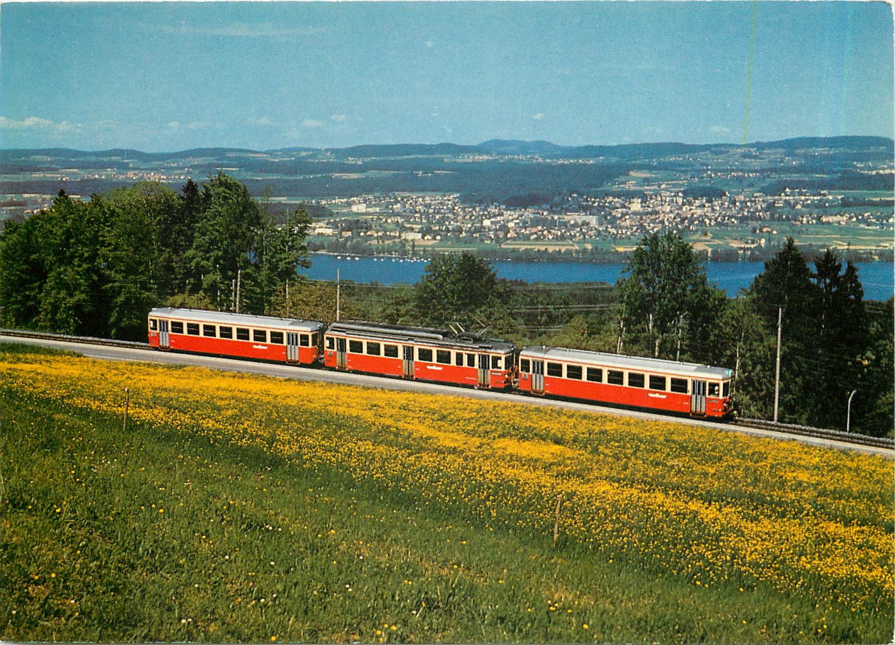 CPM Moderner Pendelzug der Forchbahn swischen Forch und Esslingen