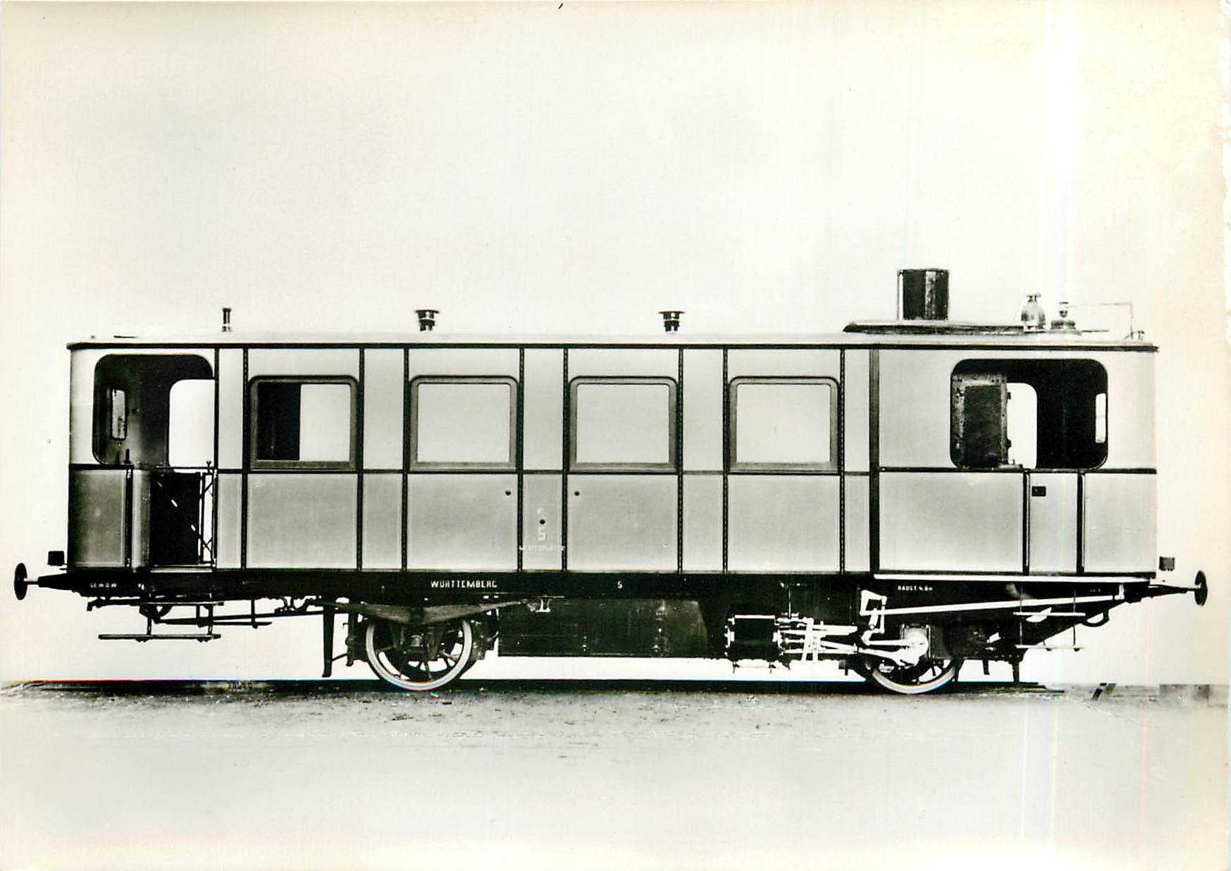 CPM Wurttembergische Staatseisenbahnen Dompftriebwagen