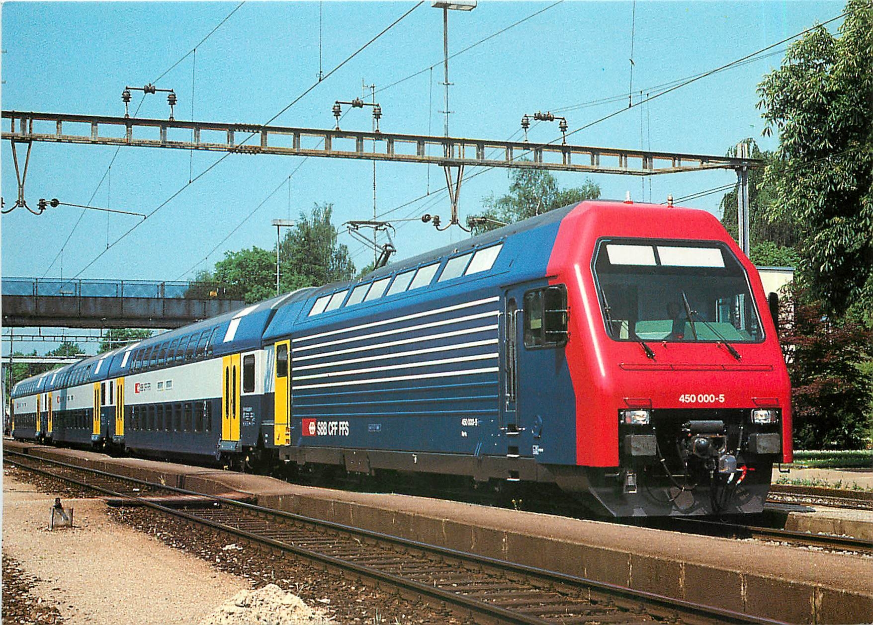 CPM Chemins de fer fédéraux suisses train navette à deux niveaux de RER Zurich
