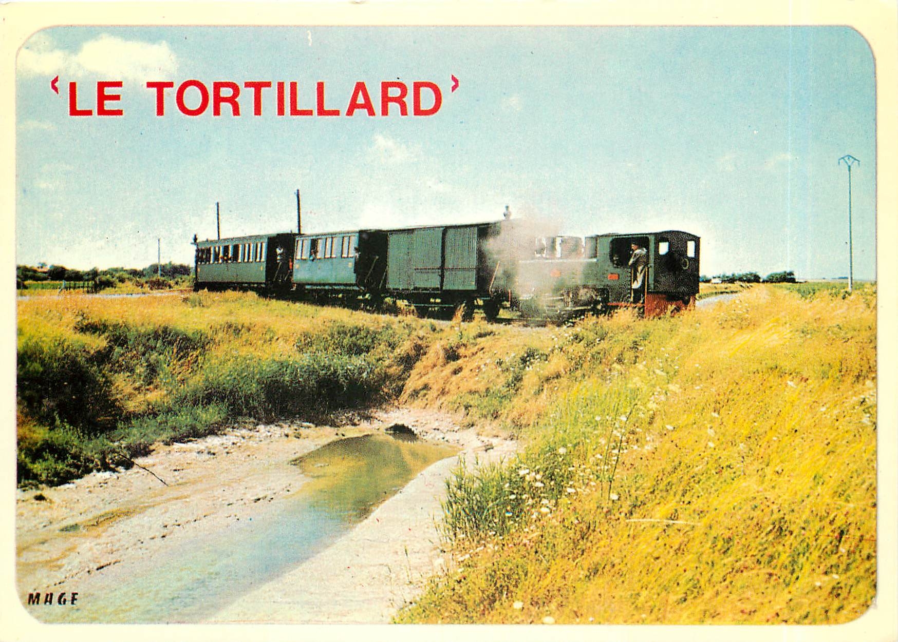 CPM Petit train touristique et folklorique le Tortillard