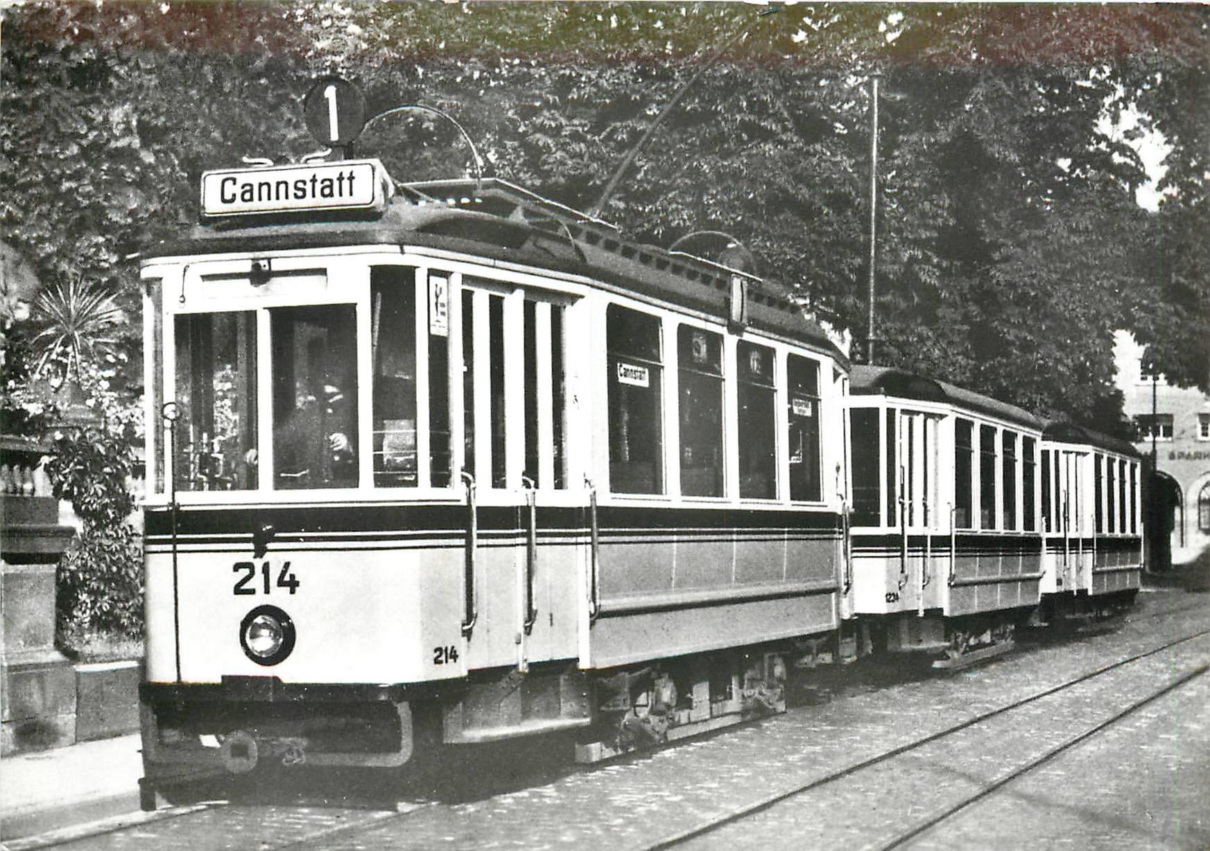 CPM Dreiwagenzug der SSB aus dem Jahr 