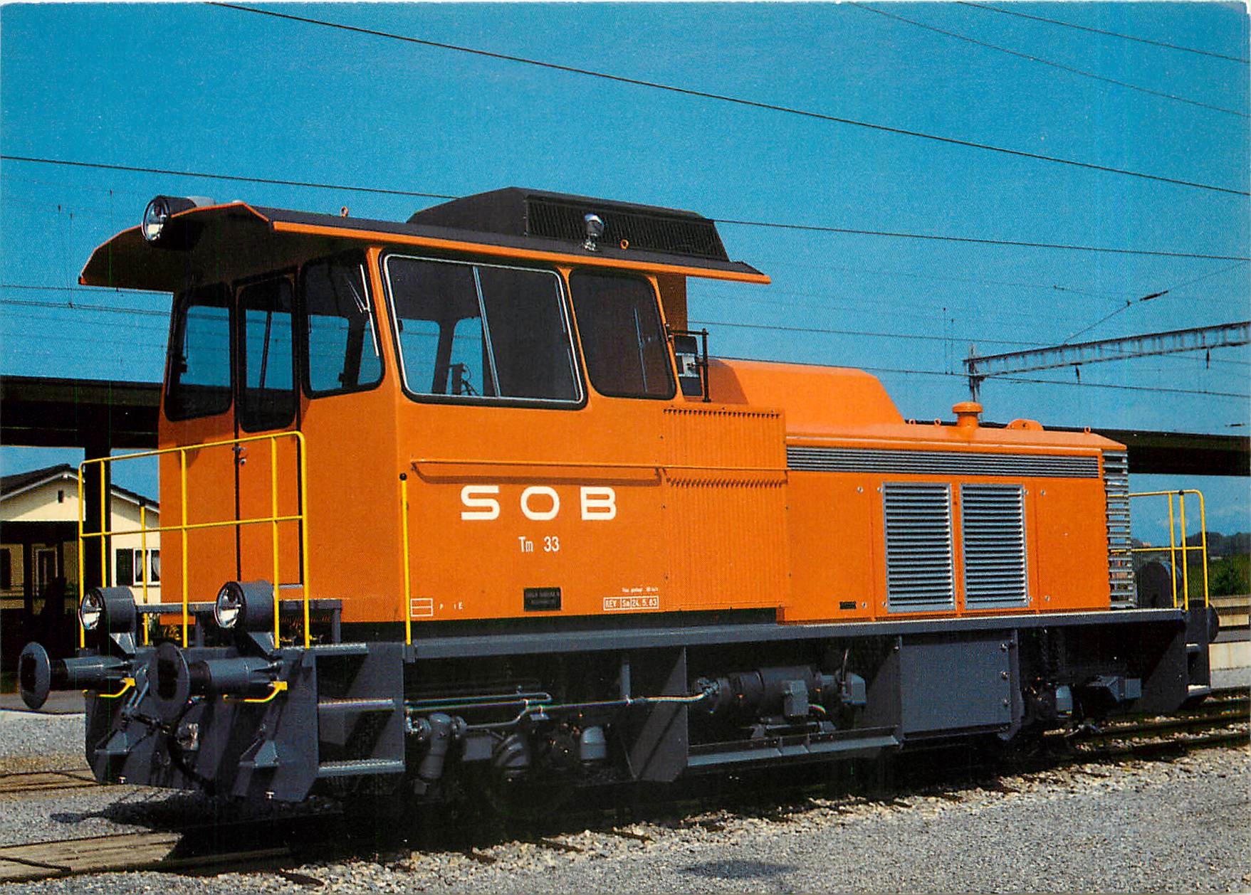 CPM Schweizerische Sudostbahn dieseelektrishe traktor