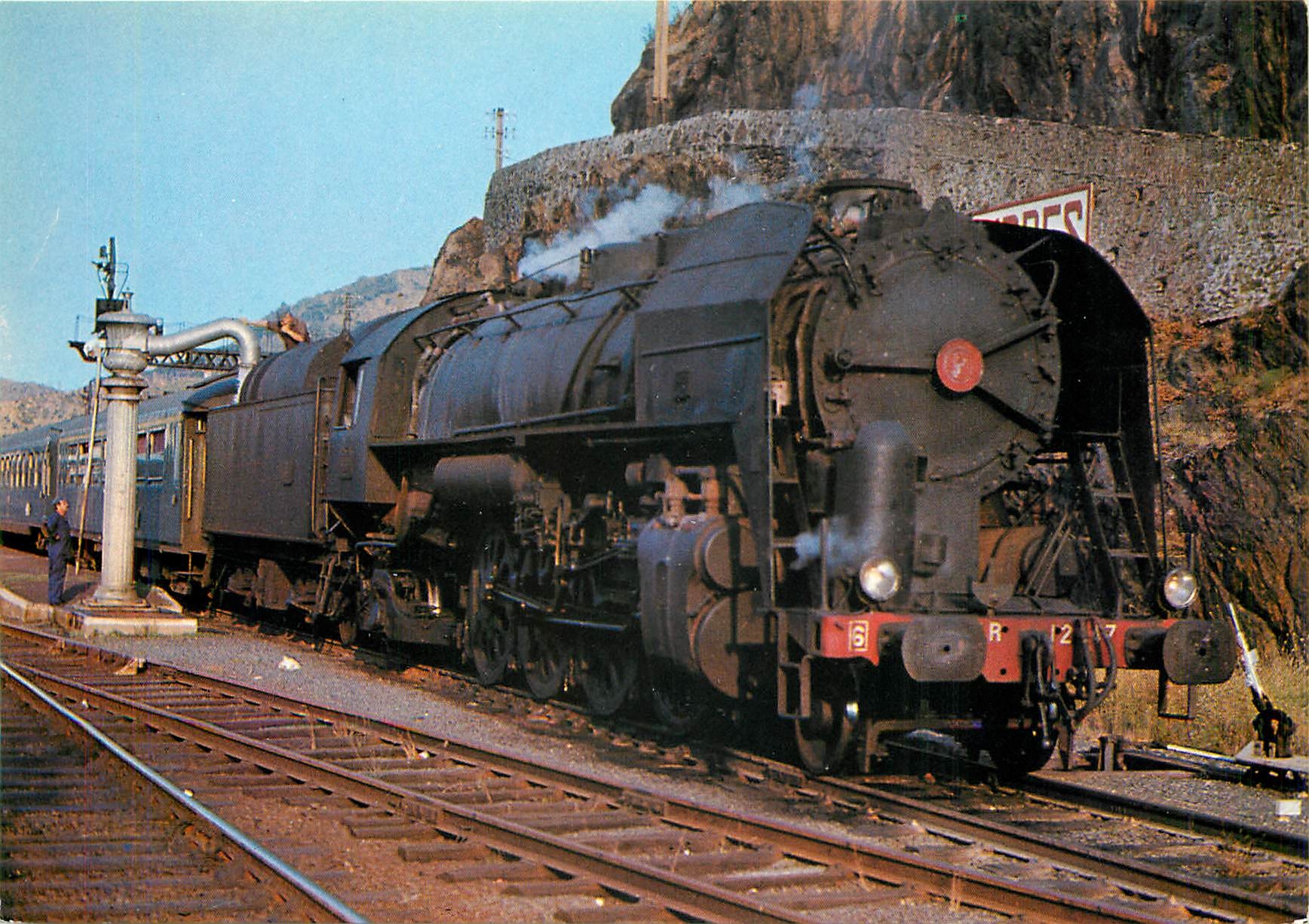 CPM Vapeurs Europeennes une Mikado du dépôt de narbonne à port vendres