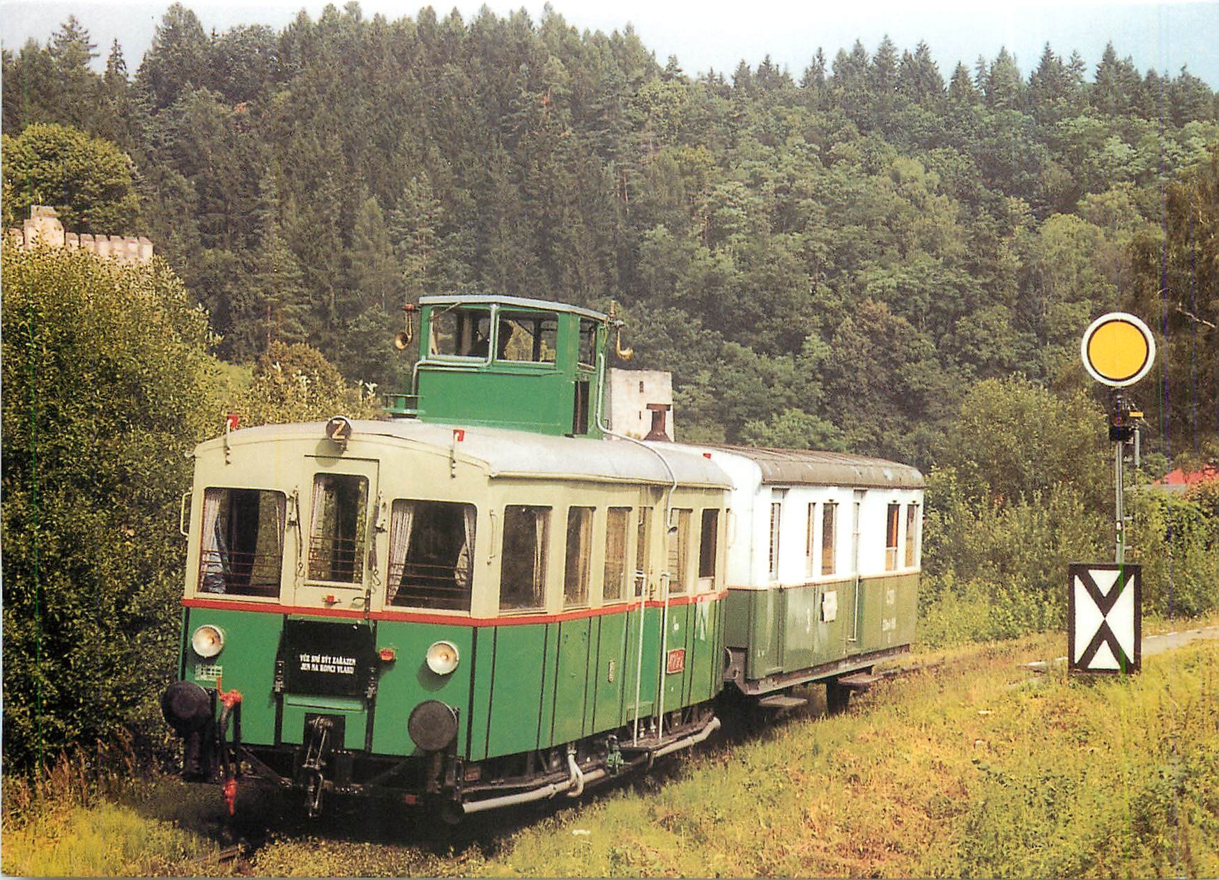 CPM Na trati Svelia nad Sazavou Cercany pod Hradbami Hradu Cesky Stemberk