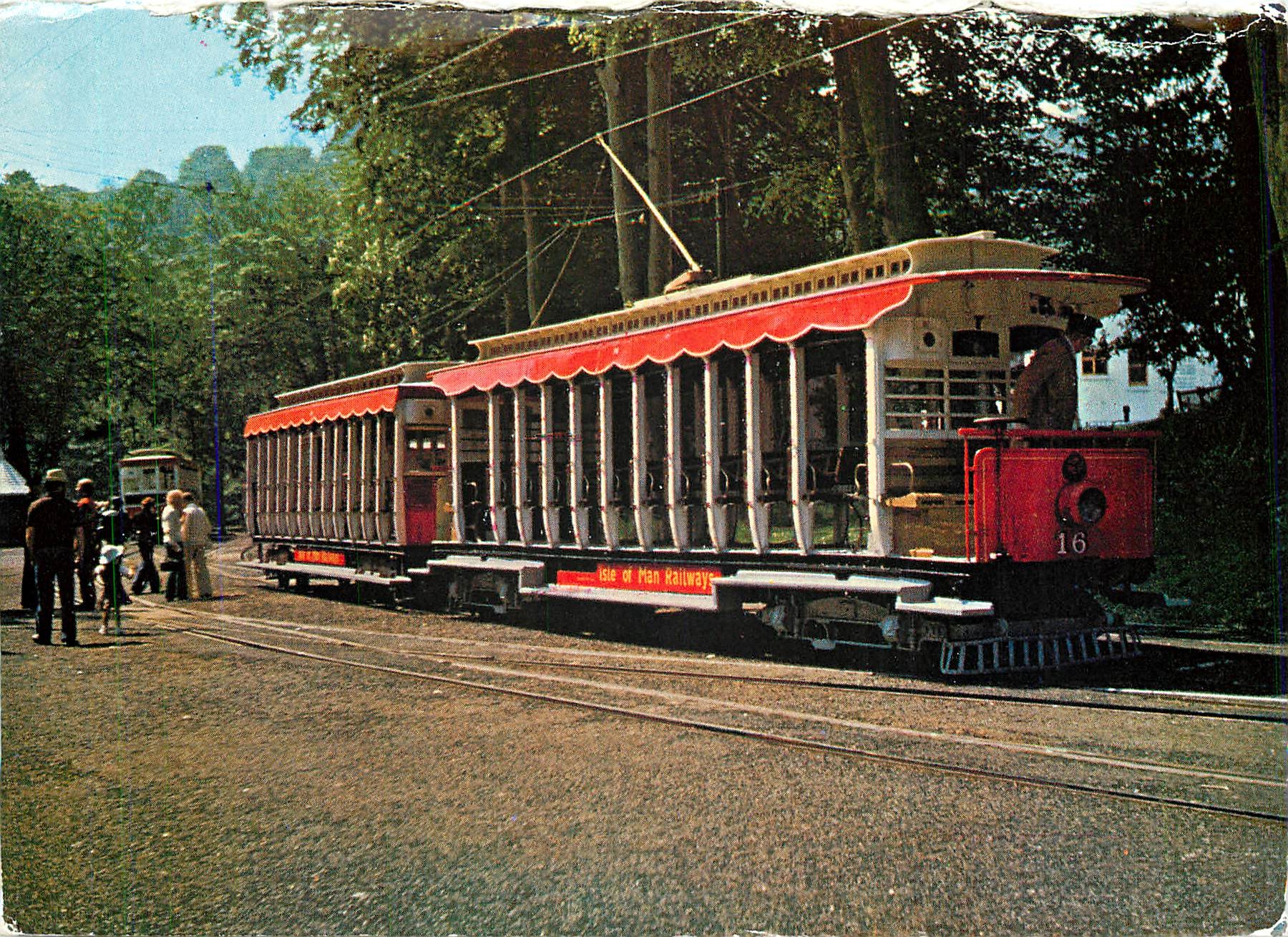 CPM Railway electric car at Laxey