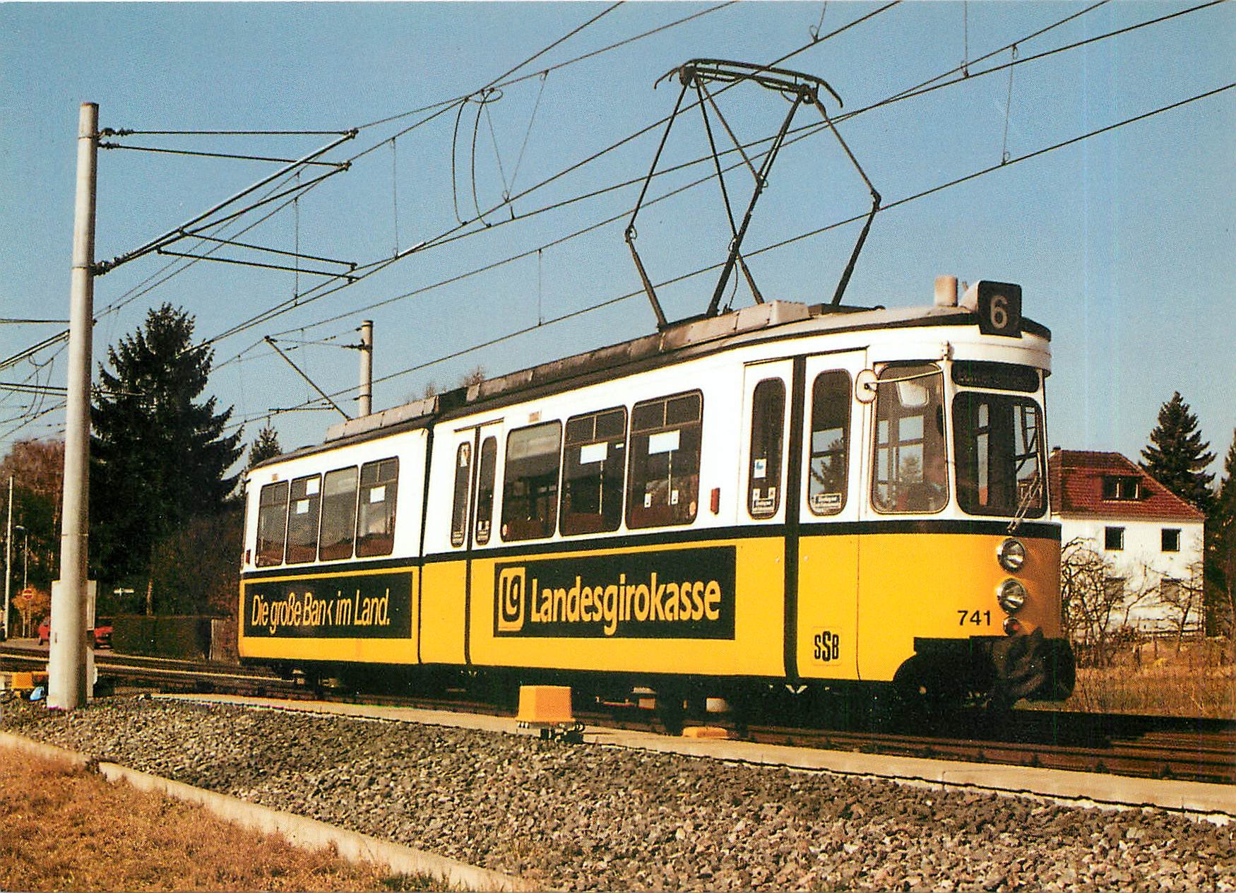 CPM  Achsiger Gelenk Triebwagen der stuttgarter Strabenbahnen