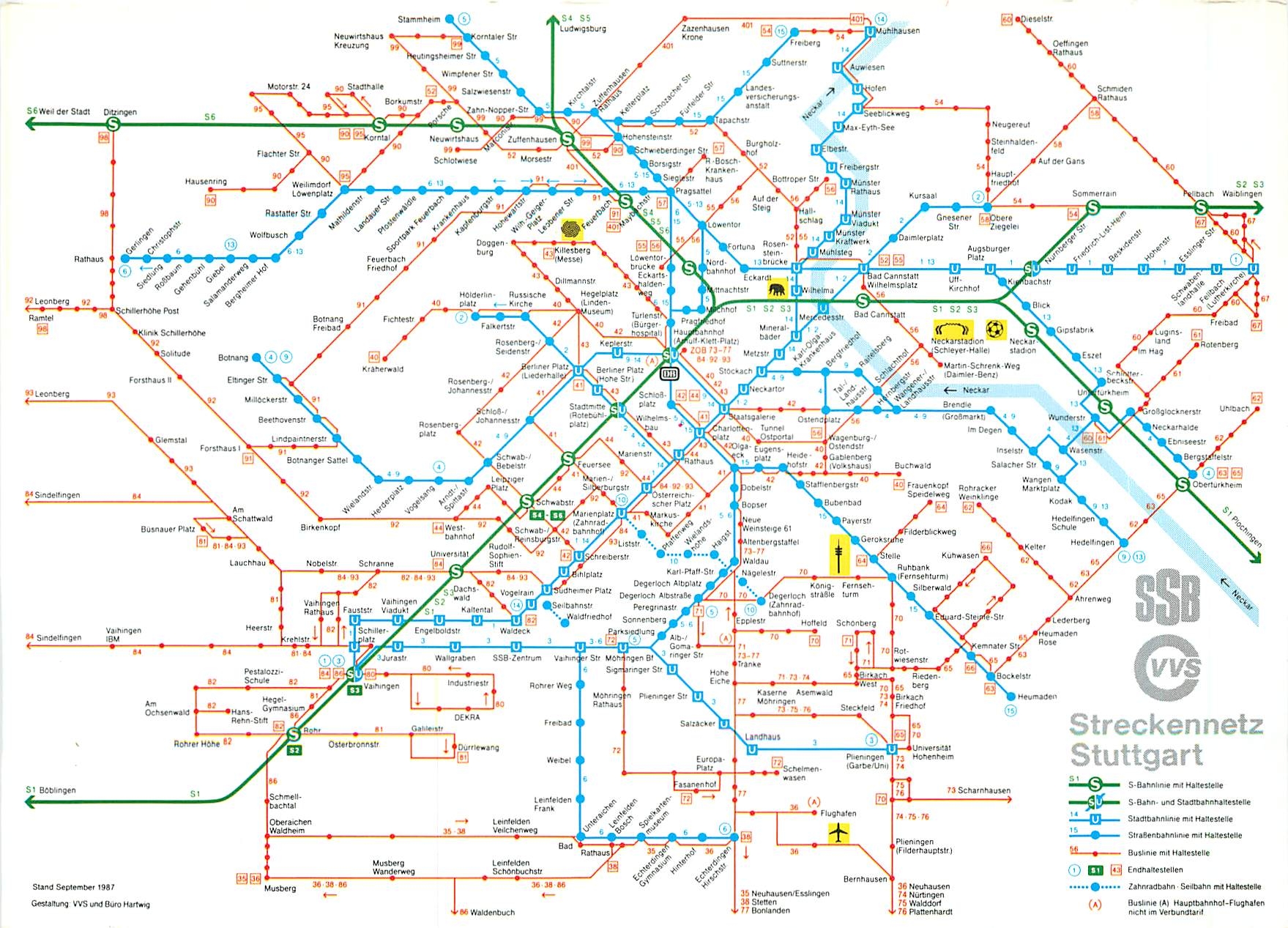 CPM Streckennetz Stuttgart
