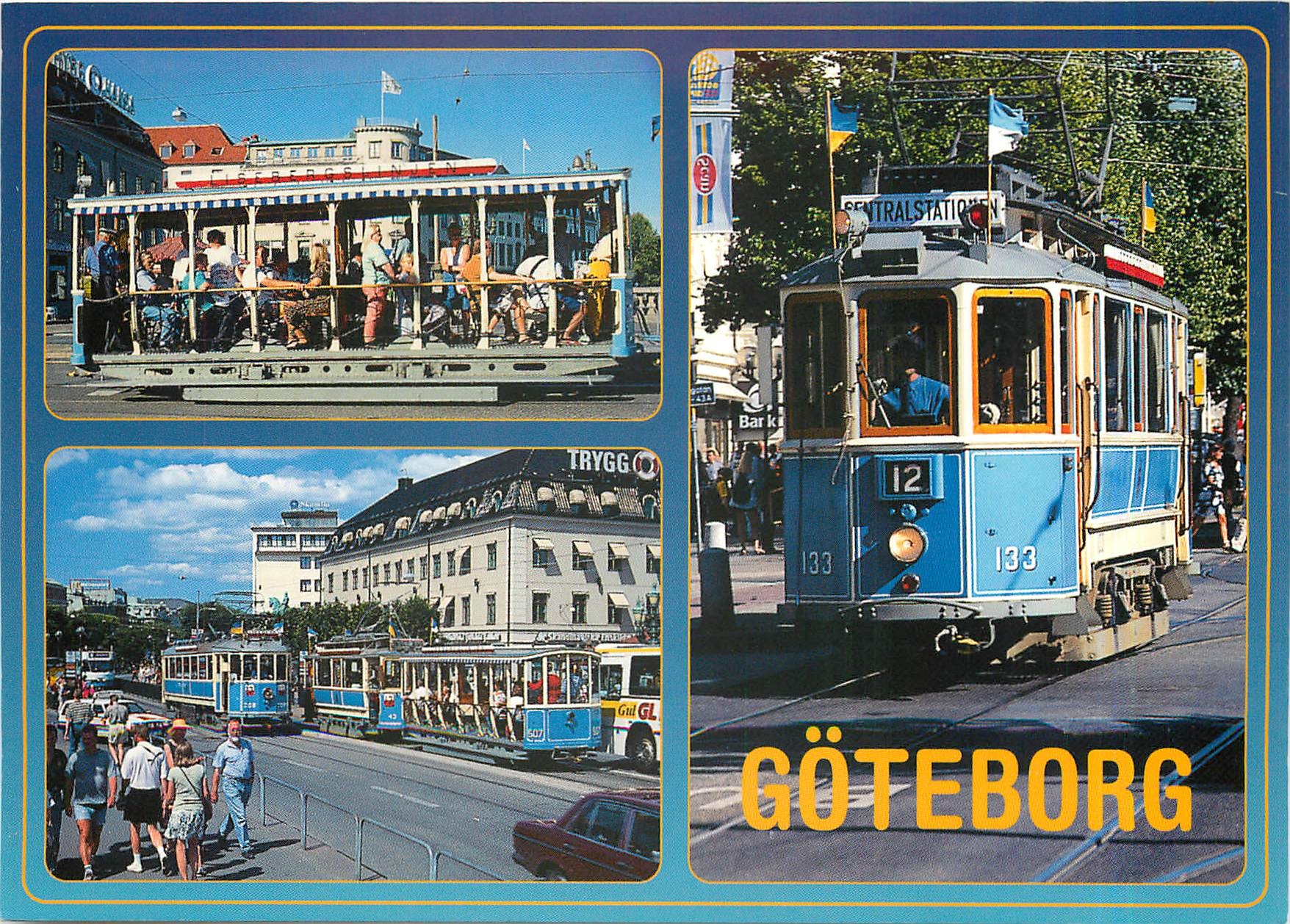 CPM Veterasparvagnar i trafik pa Lisebergslinjen