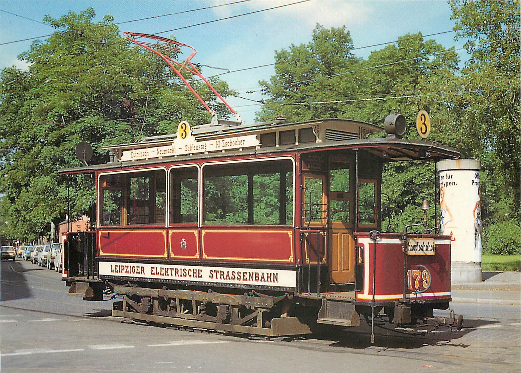 CPM Historischer  Triebwagen der Leipziger Electischen Strabenbahn