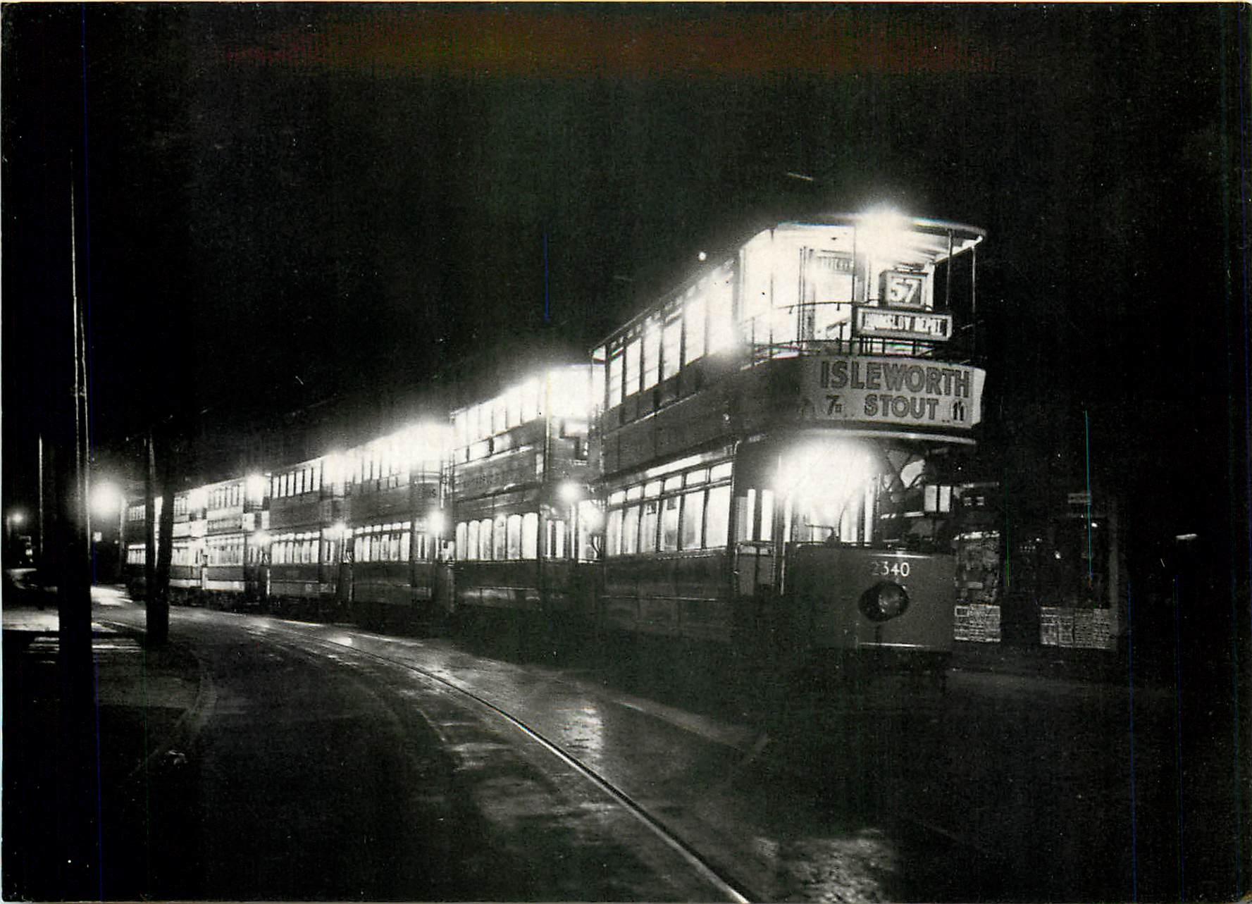 CPM London transport at night