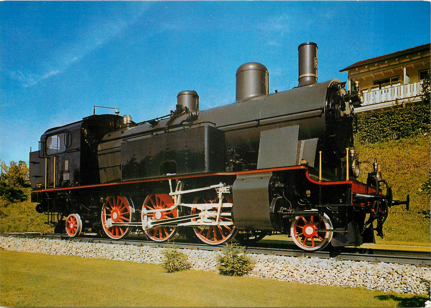 CPM Bodensee Toggenburg Bahn Dampfloki Denkmal in Degersheim 