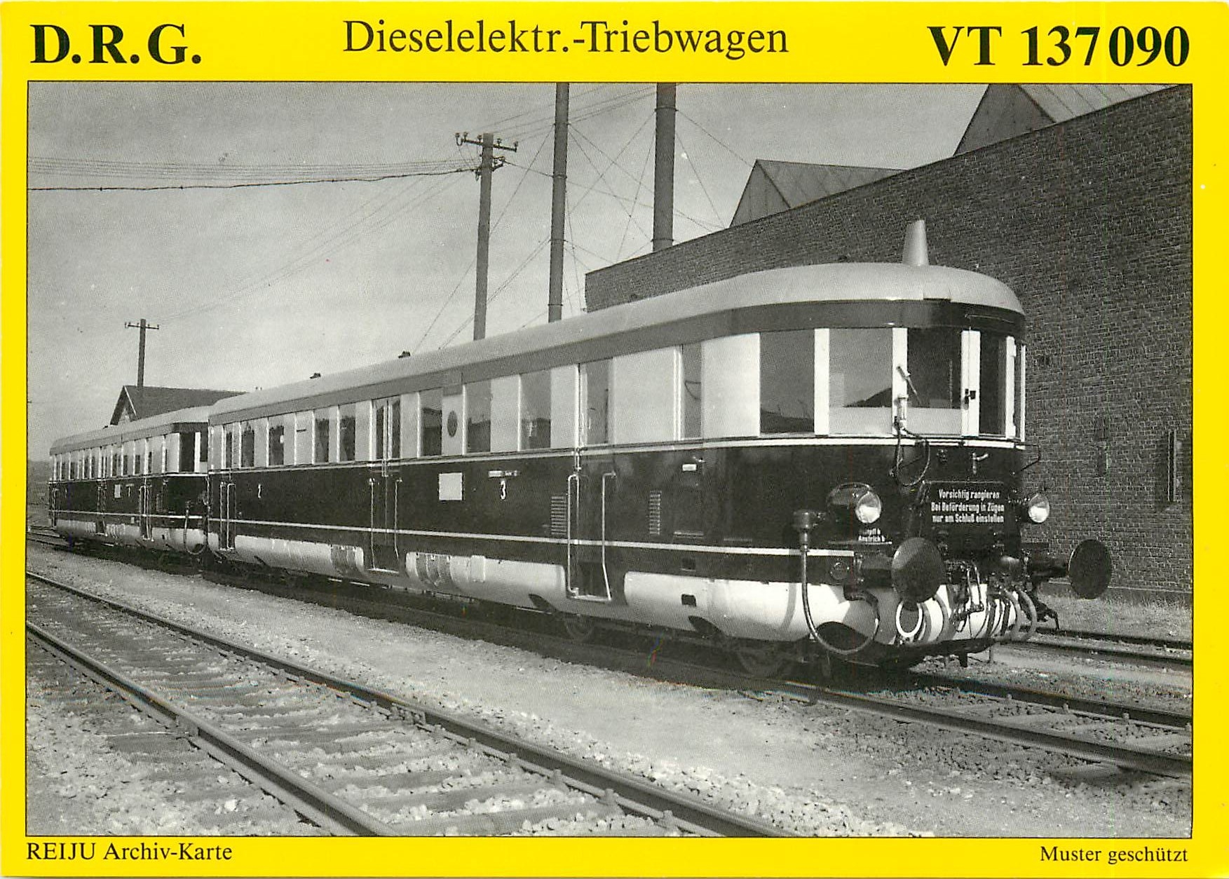 CPM Dieselelektr Triebwagen VT 137 090 Breslau 