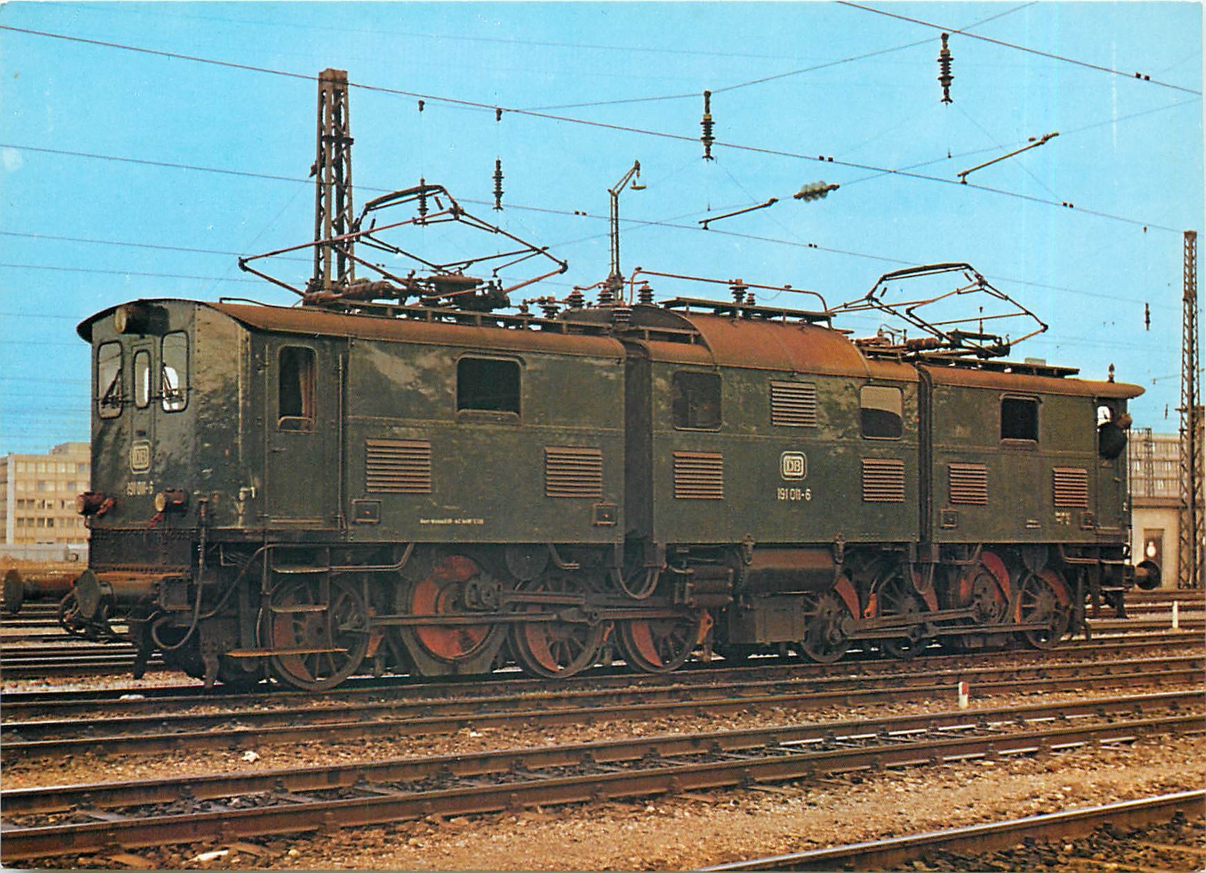 CPM Locomotive 191 011 6 at Munich Main Station Depot 