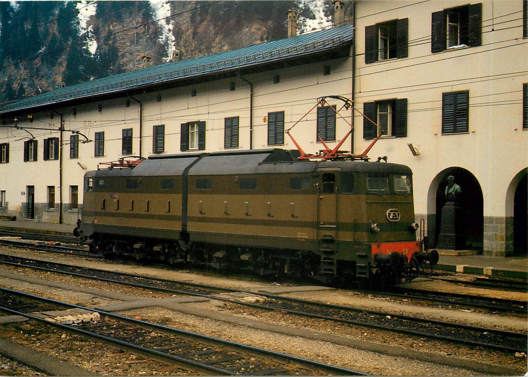 CPM Italian State Railways Locomotive 645 058 at Brenner Station