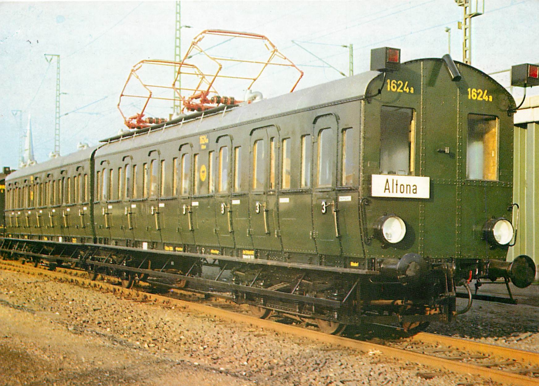 CPM Hamburger Wechselstrom S Bahn Triebzug Nr 1624 