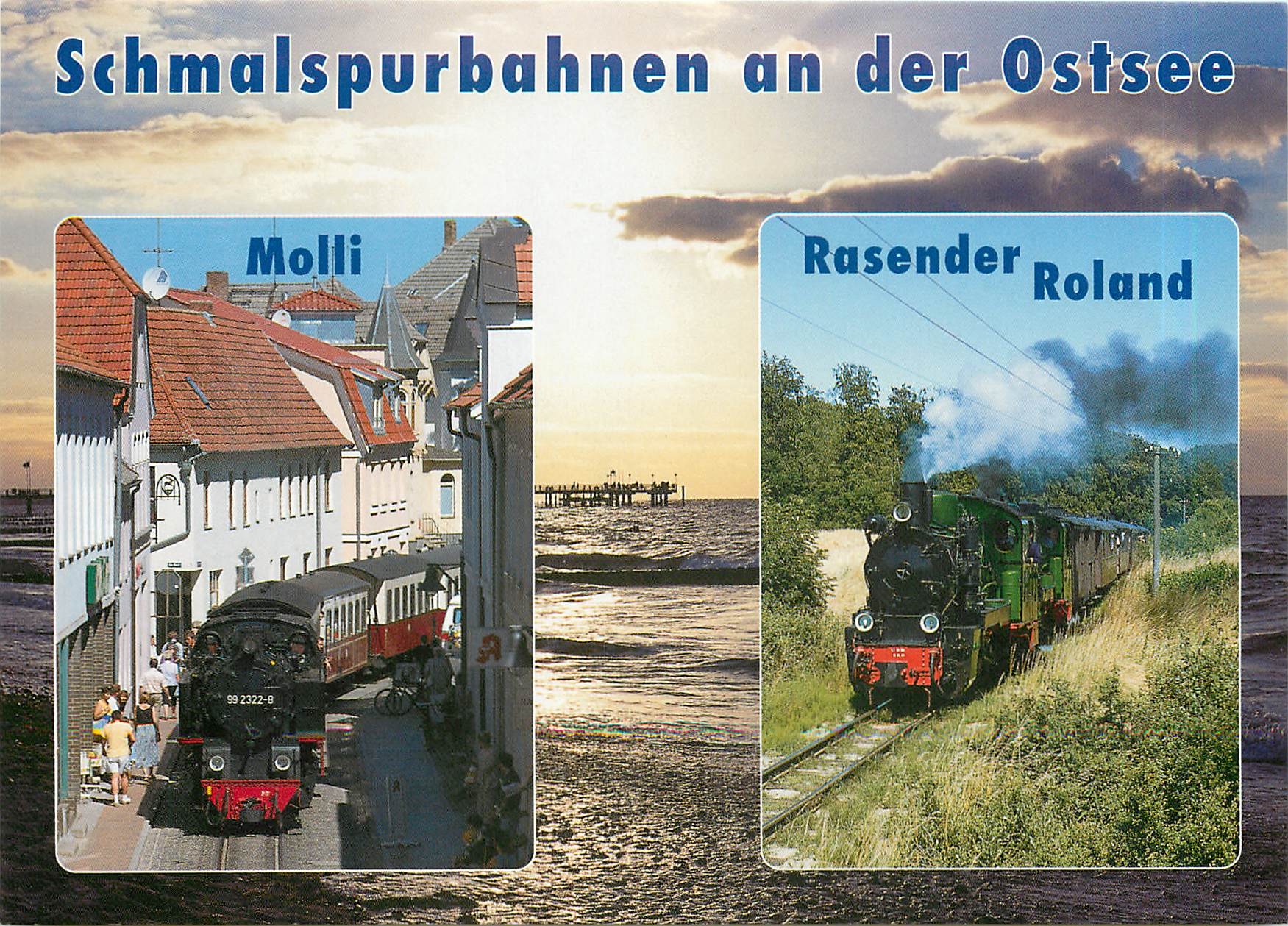 CPM Mecklenburgische Baderbahn Molli Rugensche Kleinbahn Rasender Roland