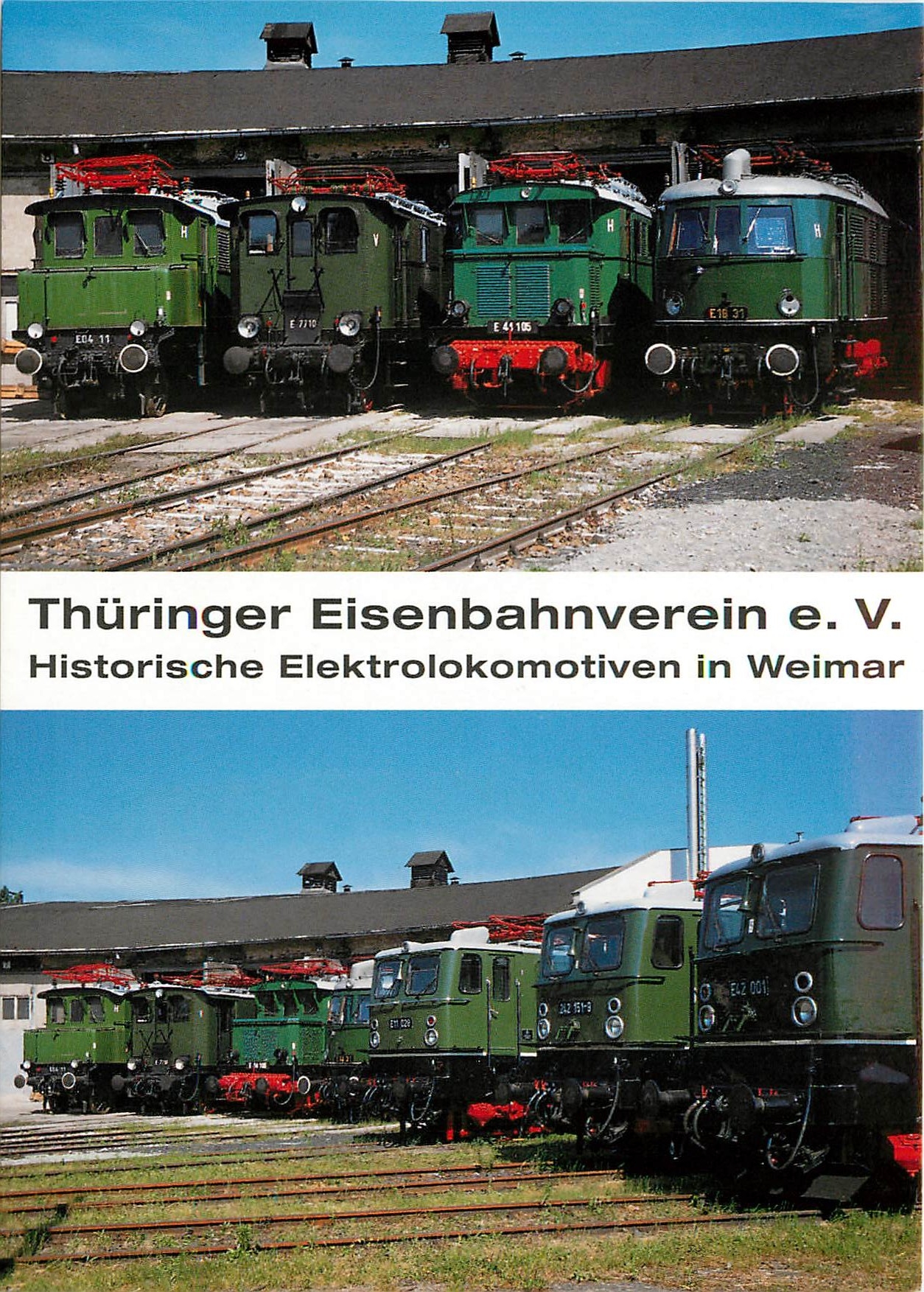 CPM Thuringer Eisenbahnverein E 04 11 E 77 10 E 44 105 E 1831