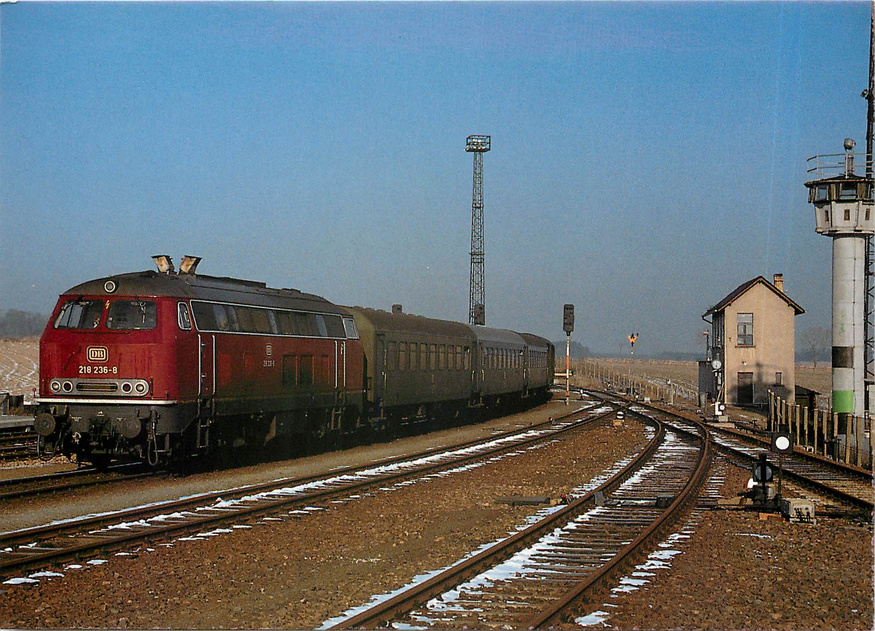 CPM 150 Jahre Schiefe Ebene Strecke Neuenmarkt Wirsberg Hof Plauen 218 236 8