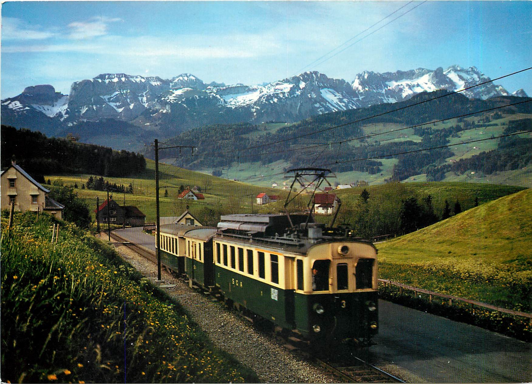 CPM St Gallen Gais Appenzell Altstatten Bahn SGA Bogarten Marwees Ebenalp Schafler Altenalpturm Ohrl