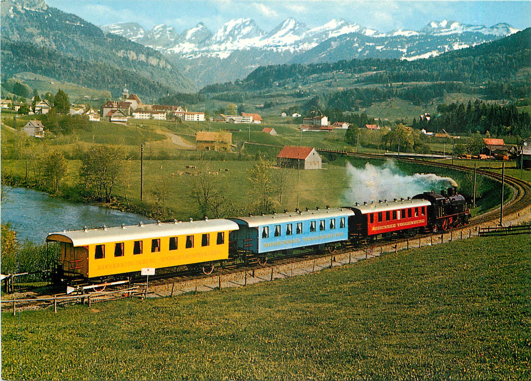 CPM Amor Express der Bodensee Toggenburg Bahn bei Nesslau Neu St Johann 