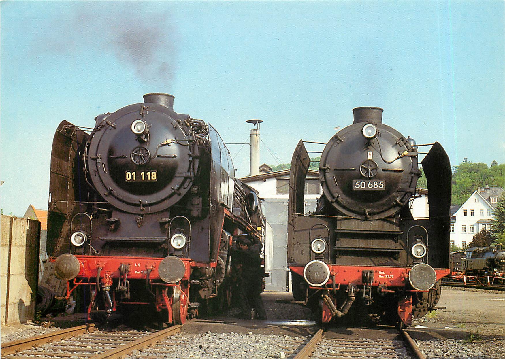 CPM Locomotive 01 118 und 50 685 