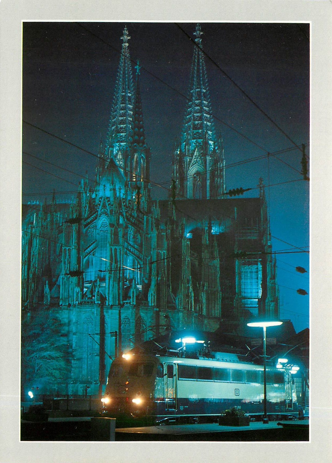 CPM Dom zu koln mit schneilzug ellok 110 420