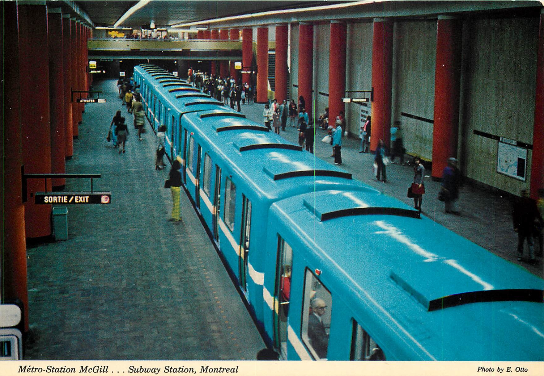 CPM Metro Station McGill Subway Station Montreal 