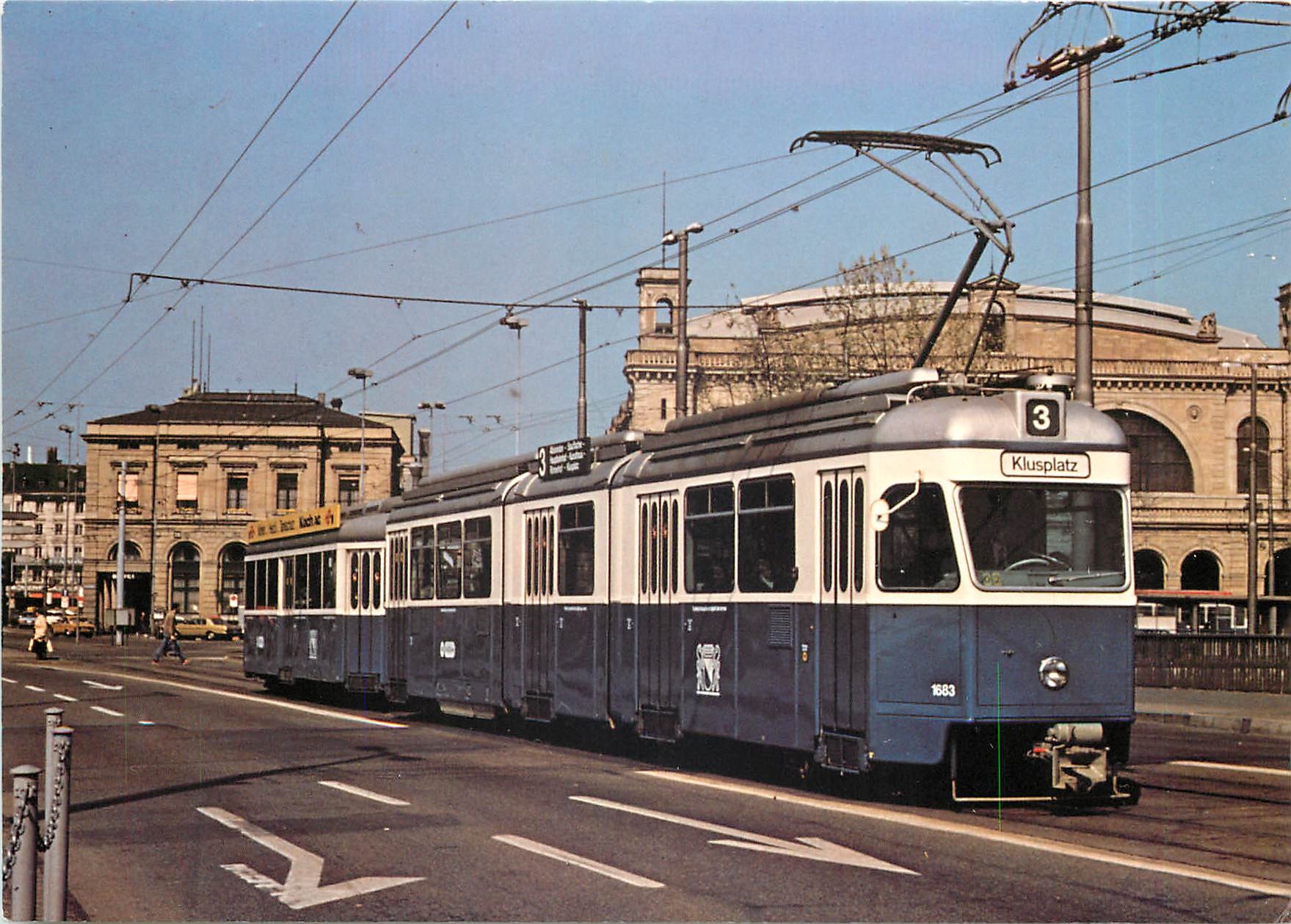 CPM Zuri Tram VBZ Mirage Be 4 6 1983 