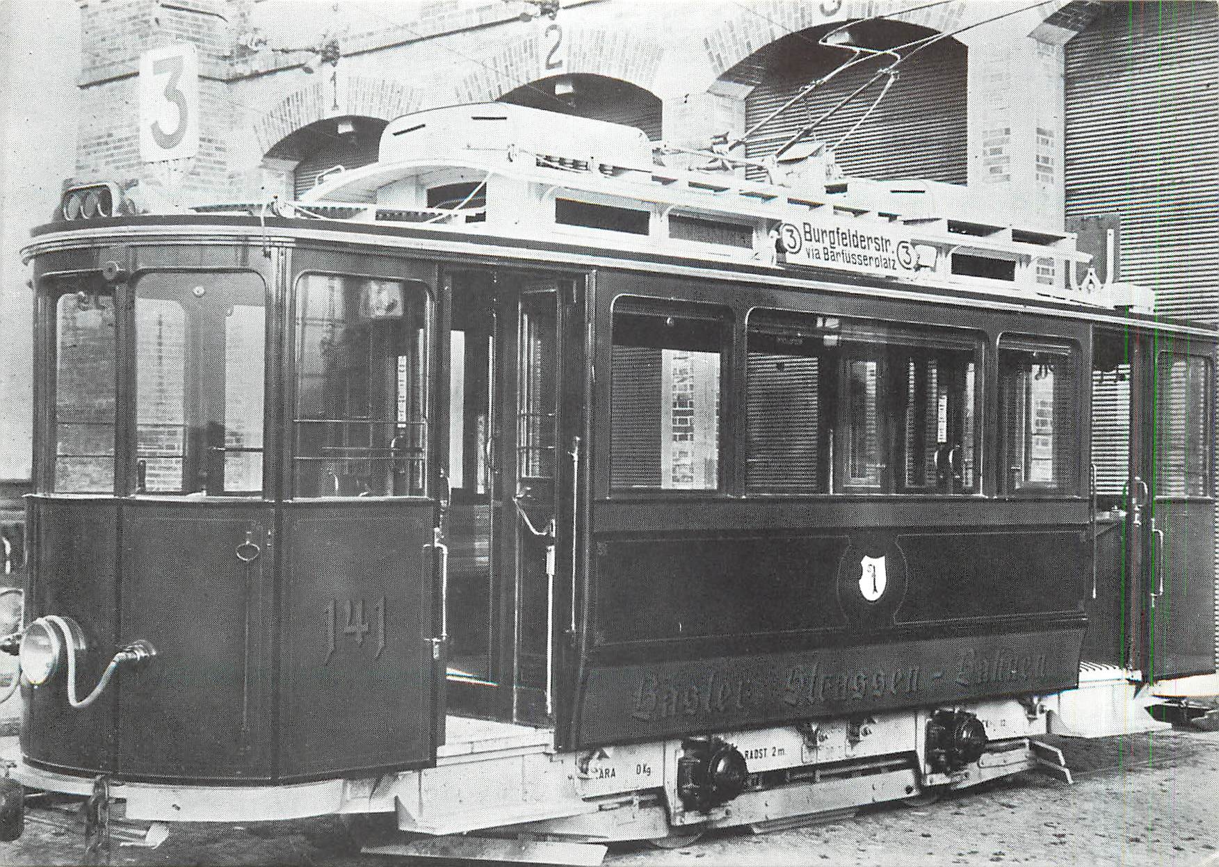 CPM Tram Be 2 2 141 B St B Inbetriebnahme 1912