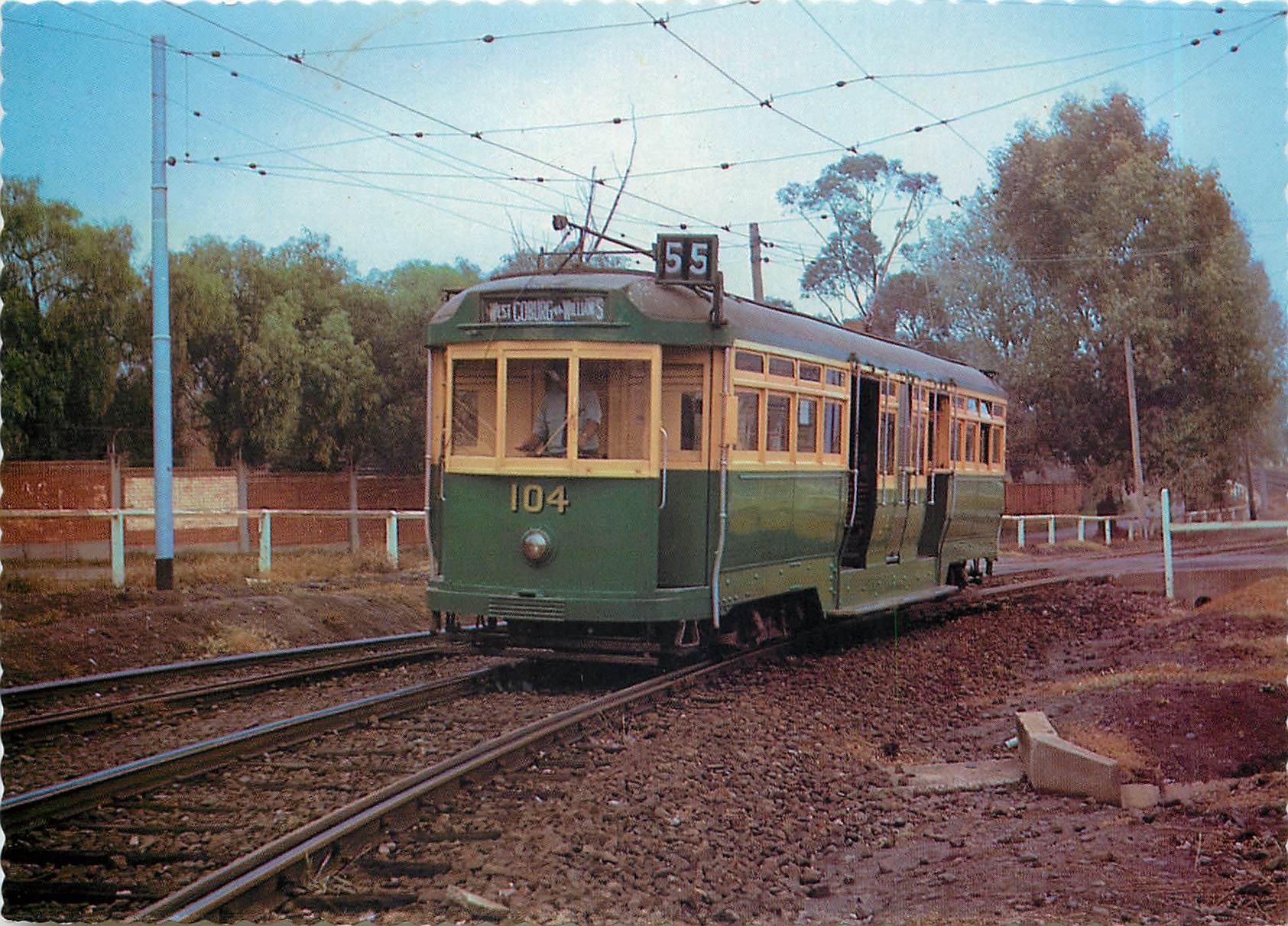 CPM Melbourne L Class 104 designed by the Prahran Malvern Tramways Trust and built by the Melbourne