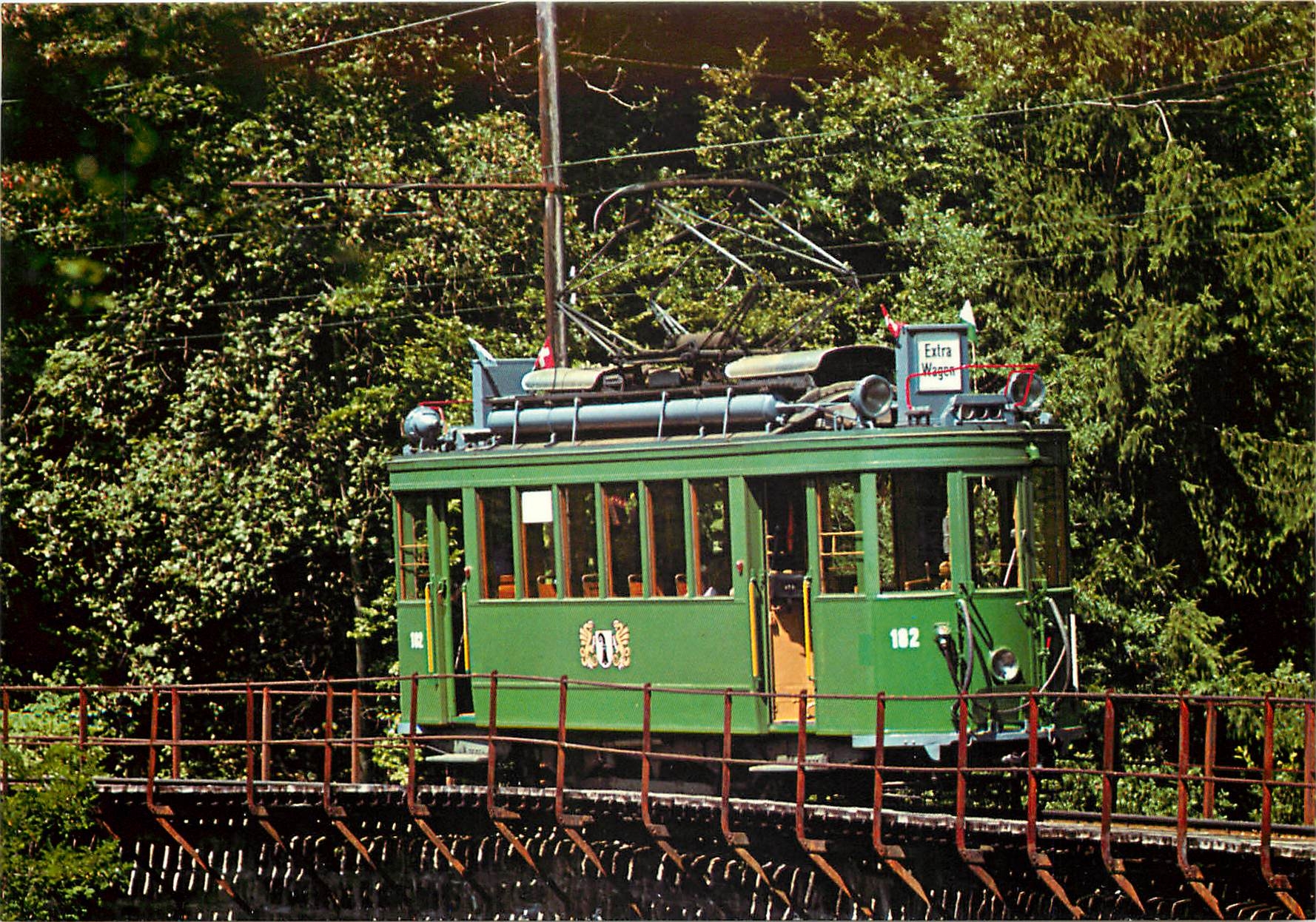 CPM Chemin de fer touristique Blonay Chamby Region Montreux Vevey Suisse