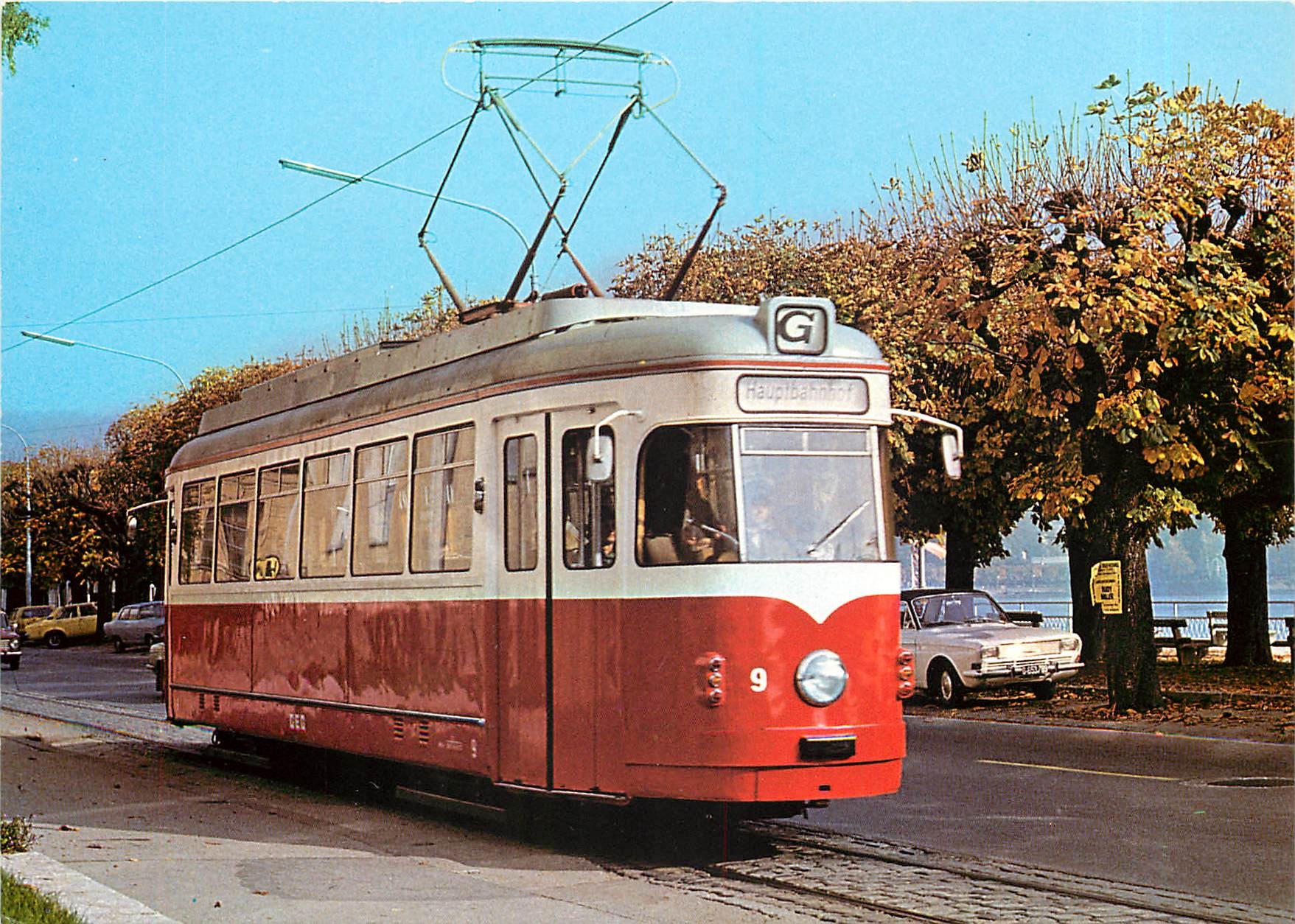 CPM Strassenbahn gmunden erste elektrische strassenbahn osterreichs GM 9 bj 1952 von duwag