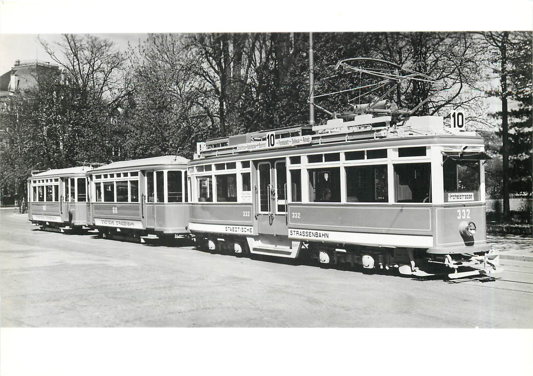 cPM Verein Tram museum Zurich Motorwagen Ce 4 4 332