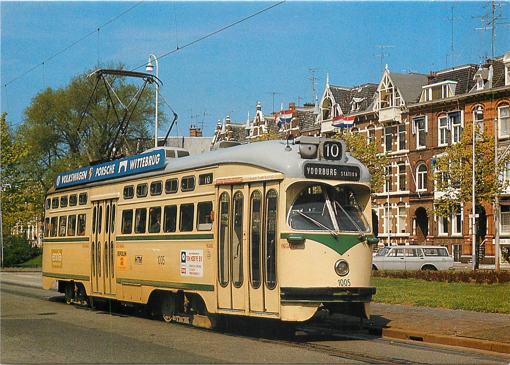 cPM HTM public transport of the Hague motor car 1005