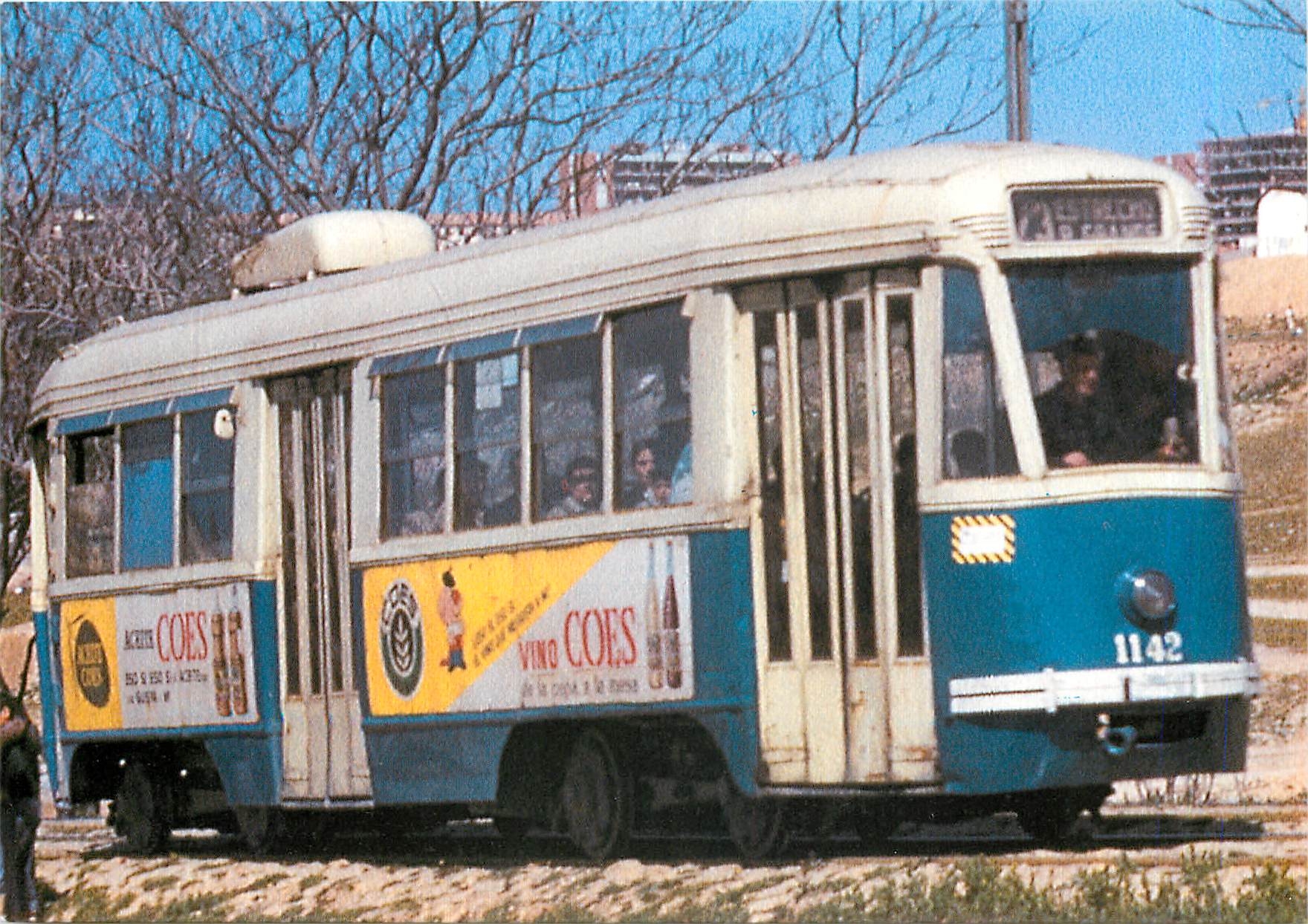 cPM Tranvia de Madrid Serie 1001 a 1160 