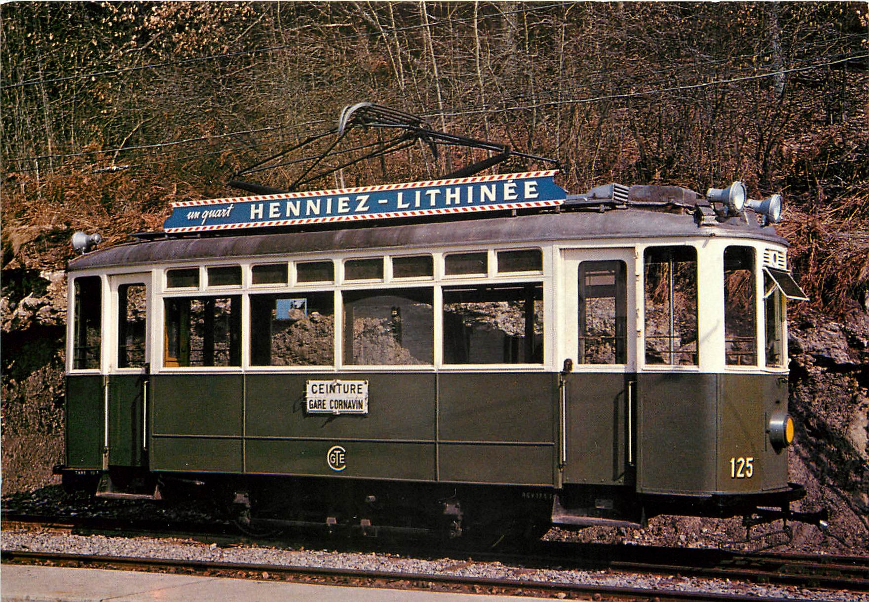 cPM Chemin de fer touristique Bionay Chamby Region Montreux Vevey Ce 2 2 125