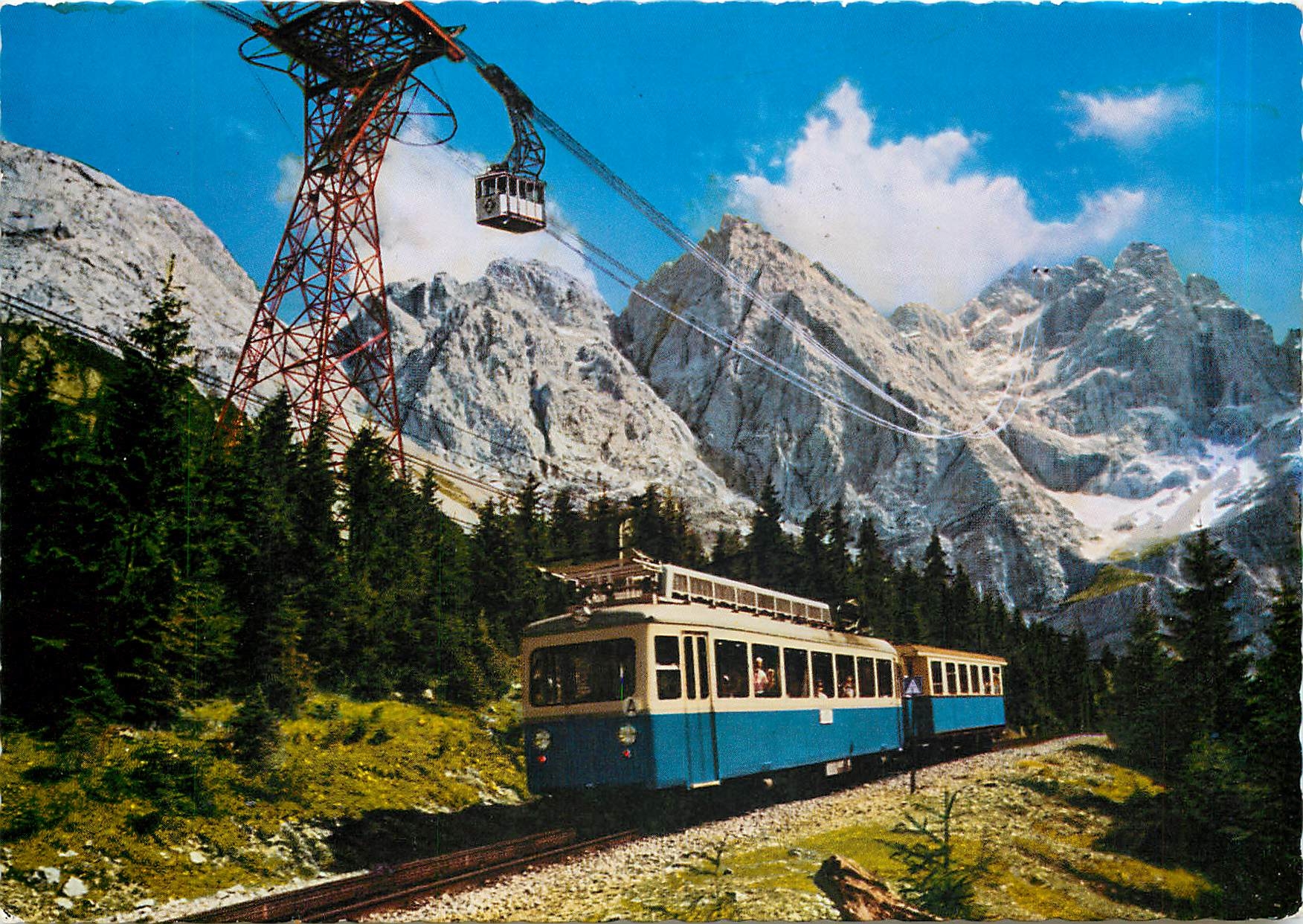 CPM Begegnung der beiden Bayer Zugapitzbahnen