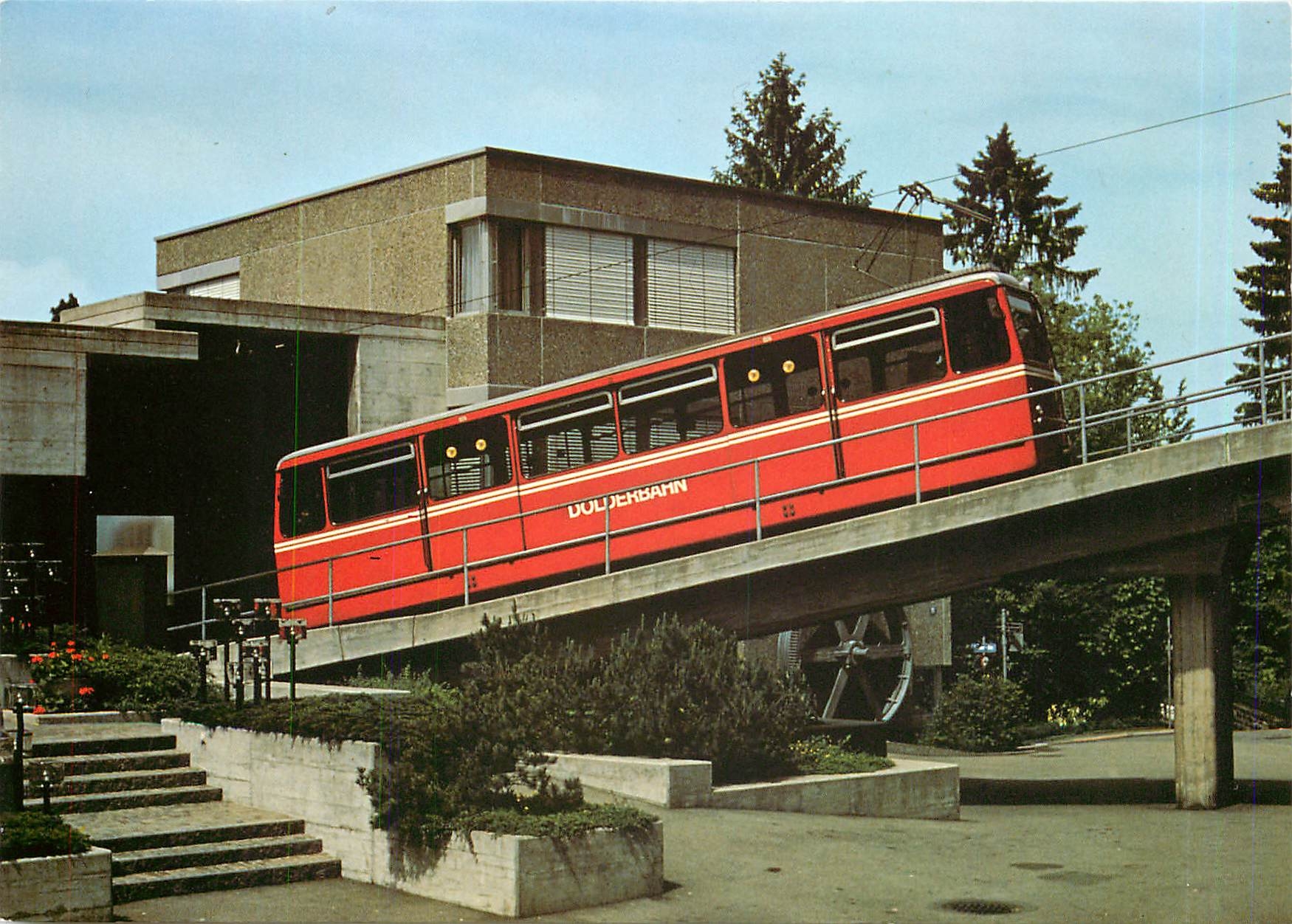 CPM Dolderbahn Zahnradbahn Zurich Romerhof Doider Wagen Db Bhe 1 2 1