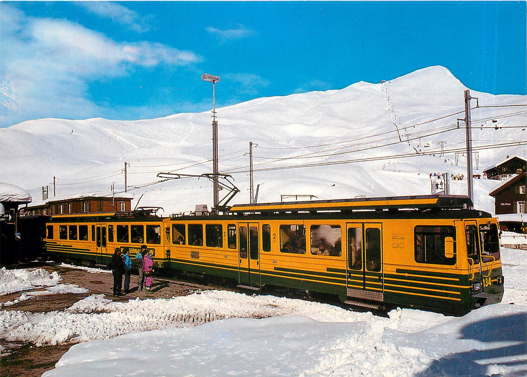 CPM Switzerland Doppeltriebwagen der Wengerbalpbahn