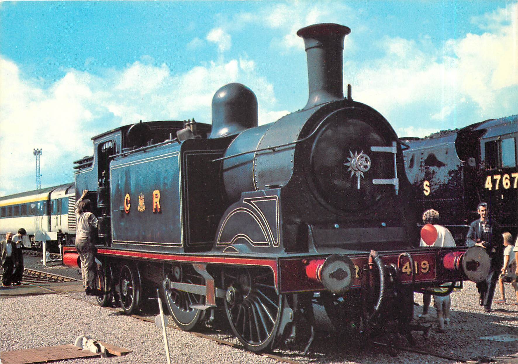 CPM Caledonian Railway 0 4 4T no 419 