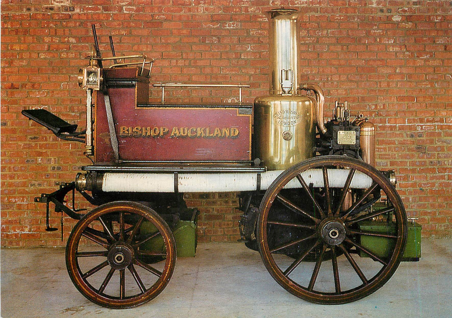 CPM Horse drawn steam fire engine from Bishop Auckland