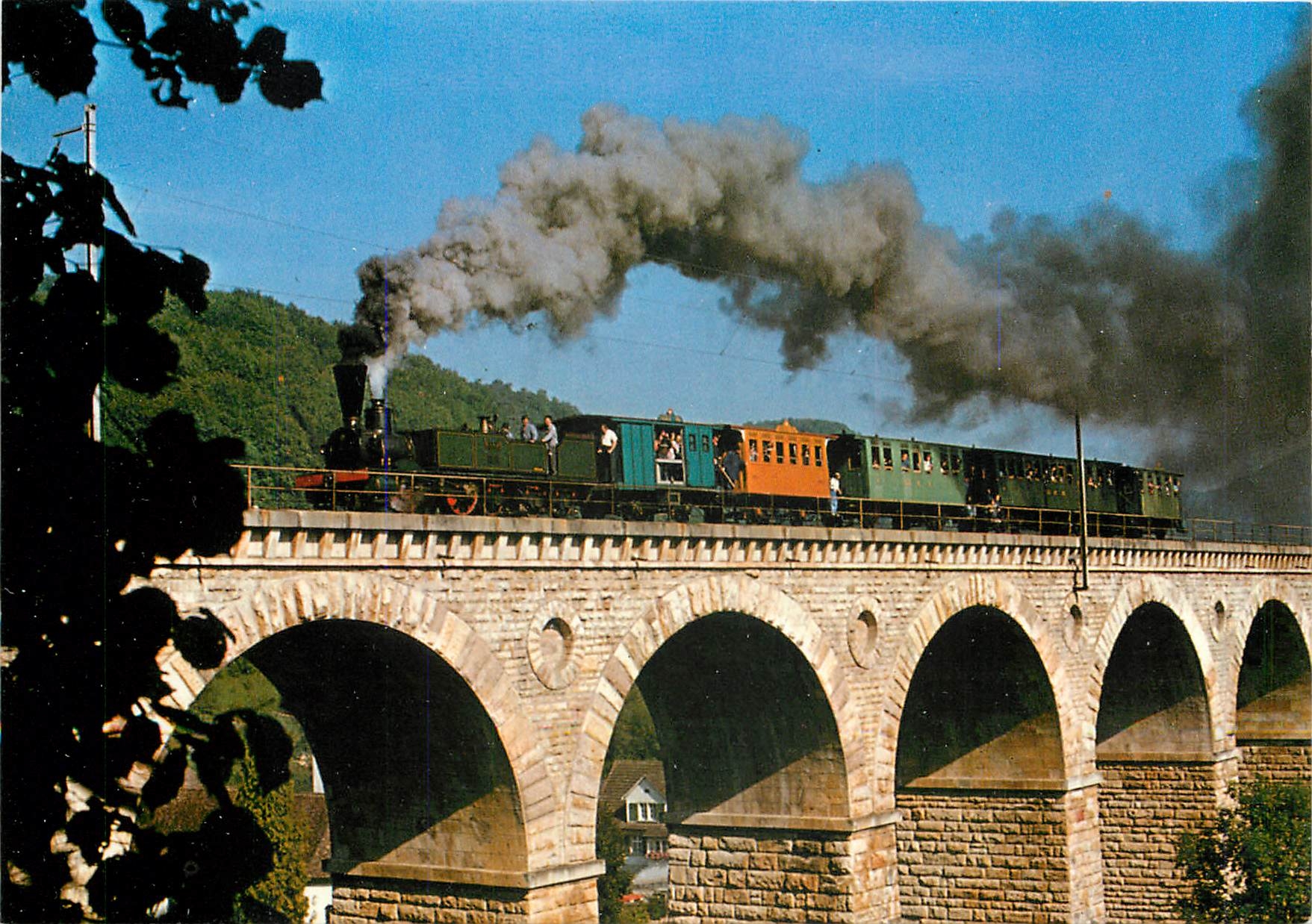 CPM Switzerland Original Dampfzug Locomotive Ec 2 5 nr 28