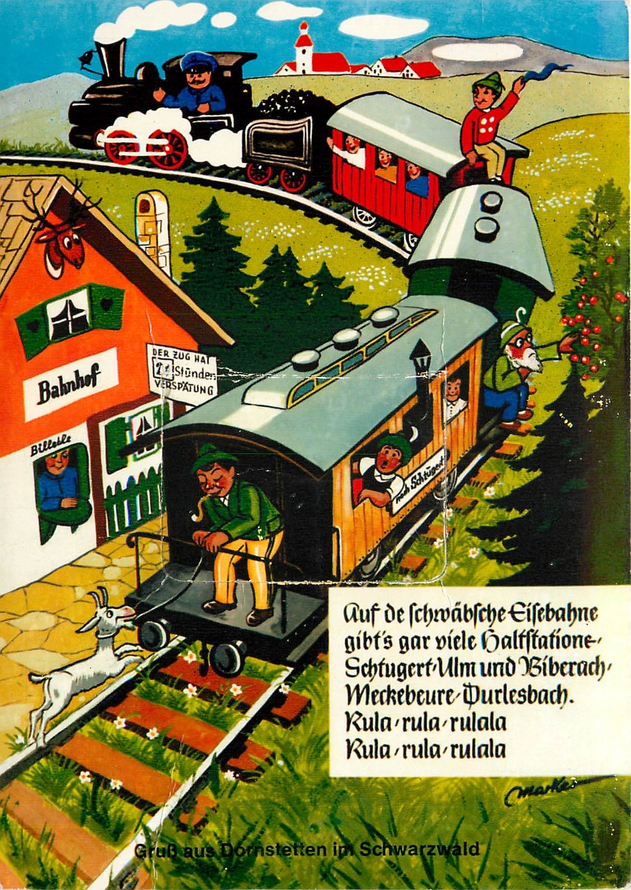 CPM Gruss aus Domsletten um Schwarzwald 