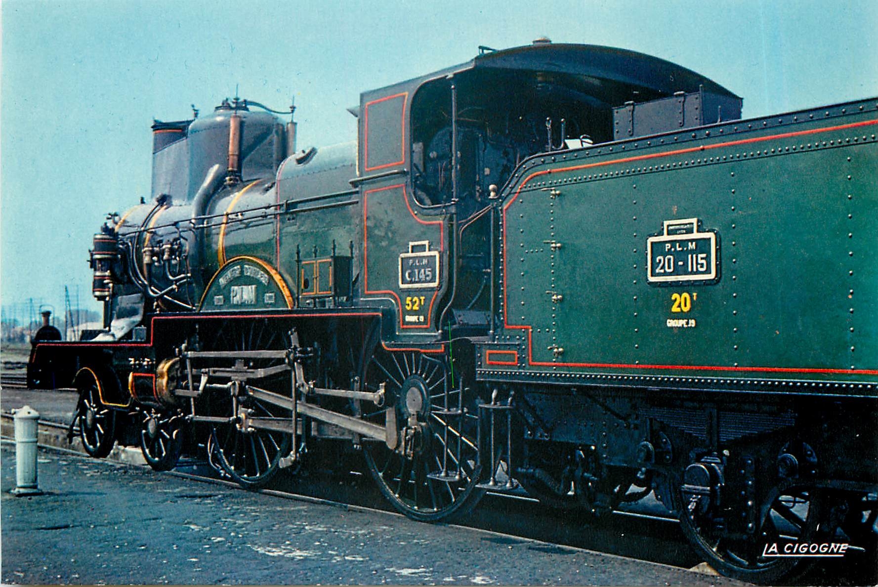 CPM Locomotive Coupe Vent n C 145 PLM 