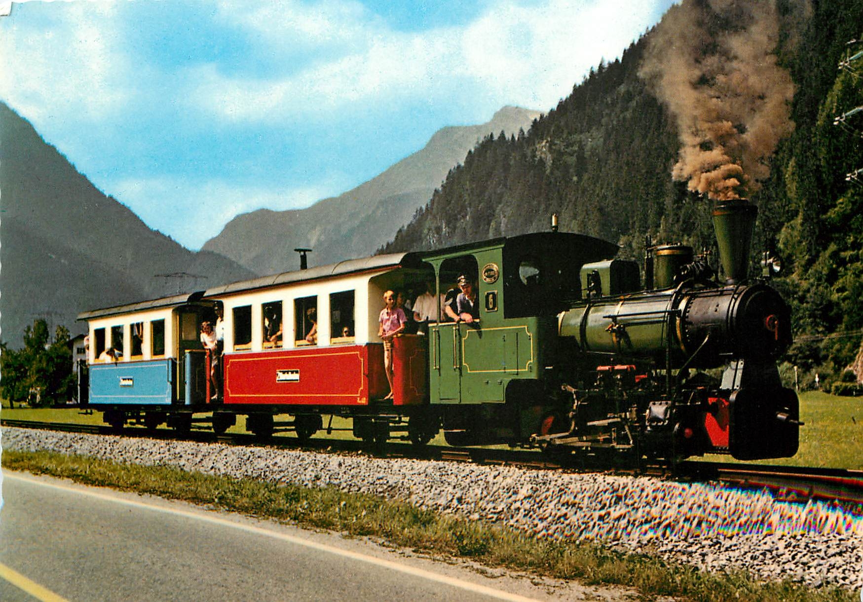 CPM Zillertalbahn Hobbyzug mit Lok 6 in Betrieb