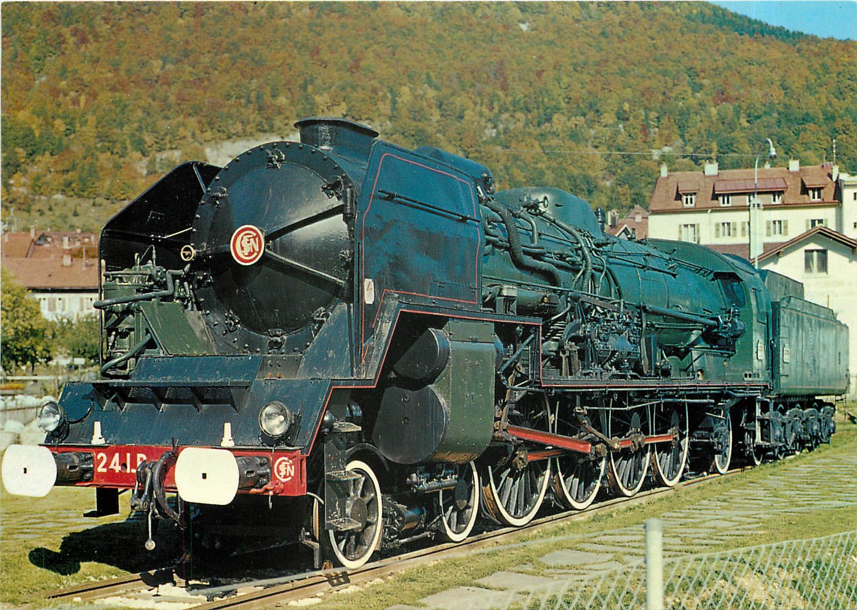 CPM Locomotive SNCF 241 P 30 Typ Mountain Schneider 1947