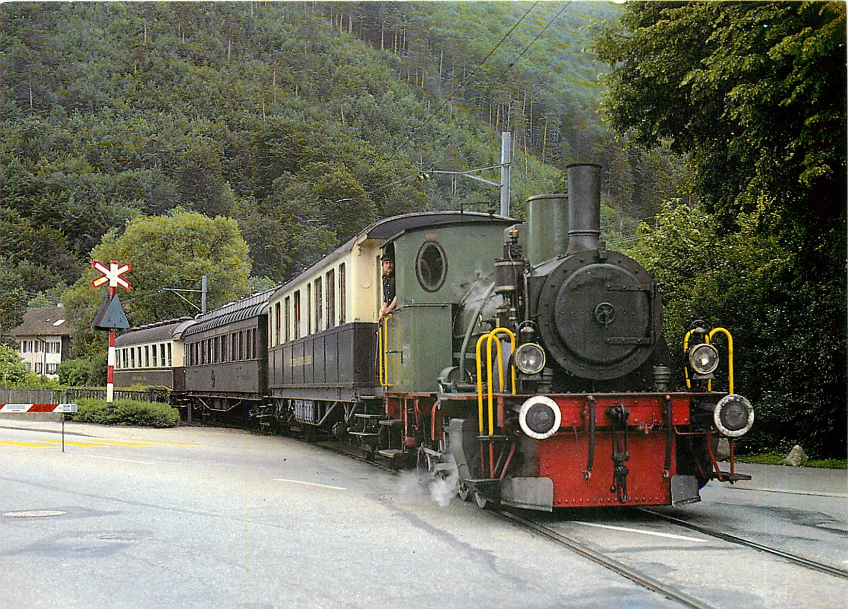 CPM Oensingen Balsthal Bahn OeBB Dampfzug Dampflok E 3 3 Nr 1
