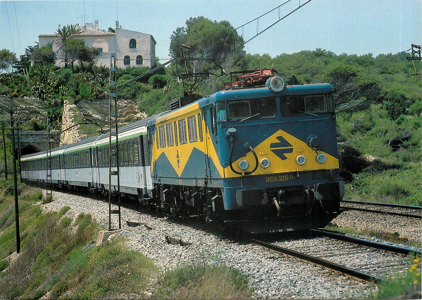 CPM Electric locomotive 269 215 near Vilanova i Geltru 