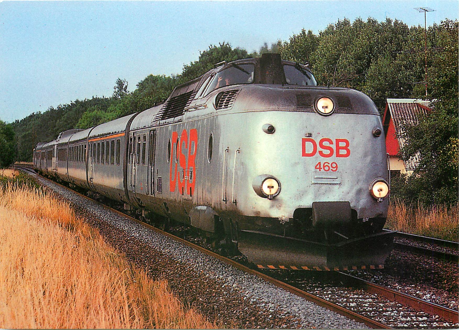 CPM Dieselhydraulic multiple unit MA 469 near Borkop Station