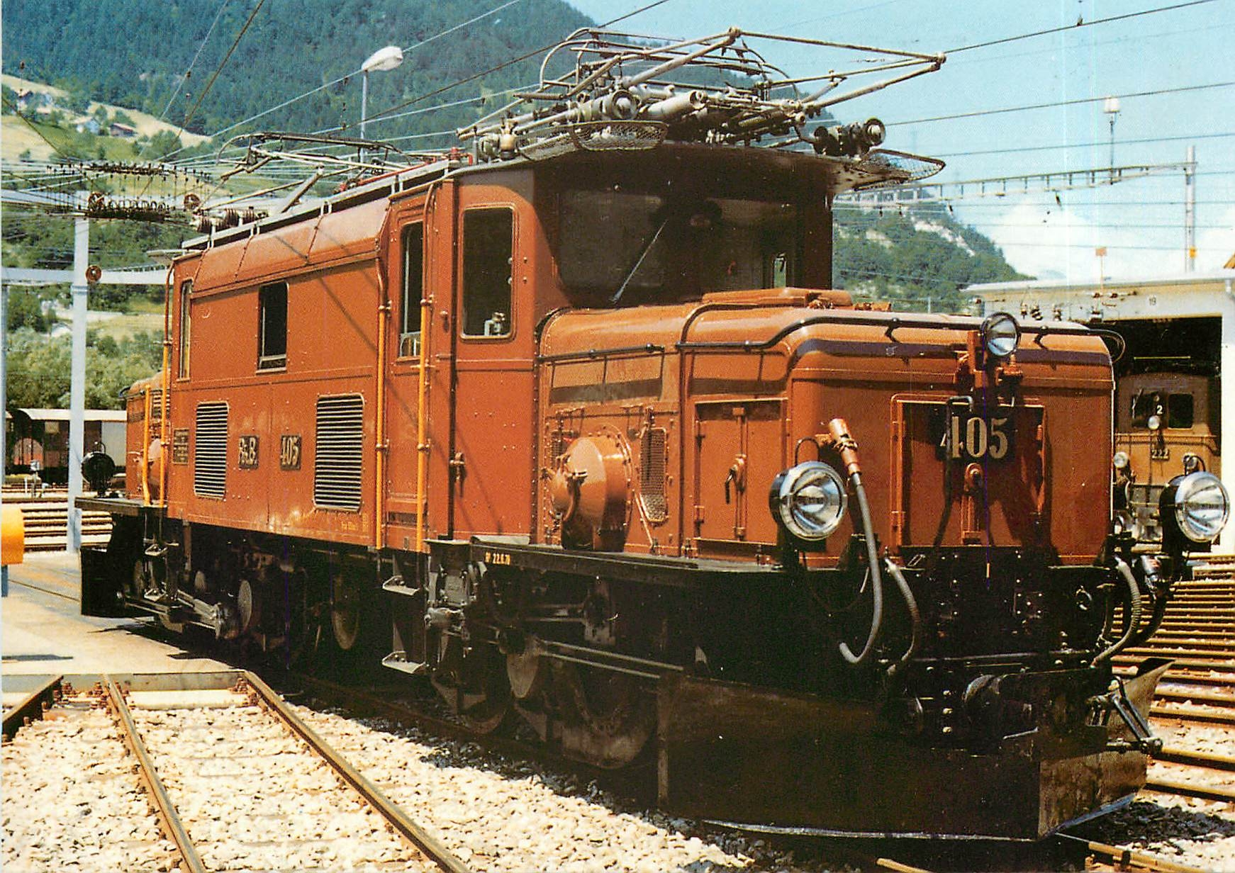 CPM Krokodil Lokomotive der Rhatischen Bahn Ge 6 6 CC